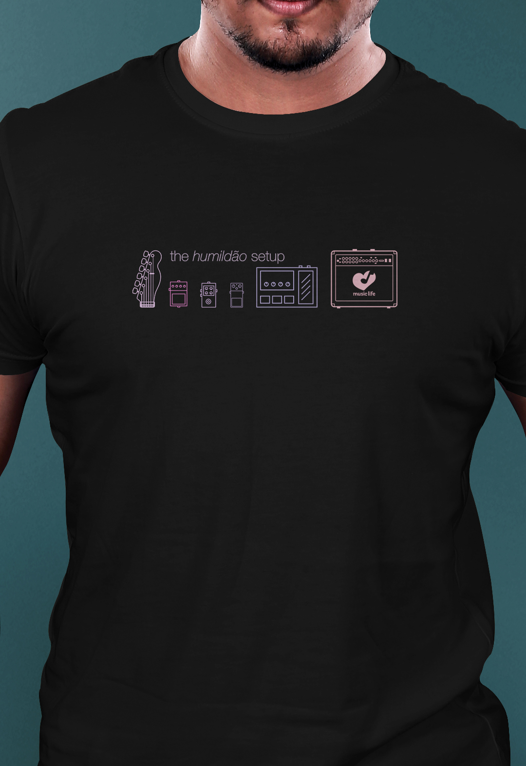 Nome do produto: CAMISETA THE HUMILDÃO SETUP • Guitarra