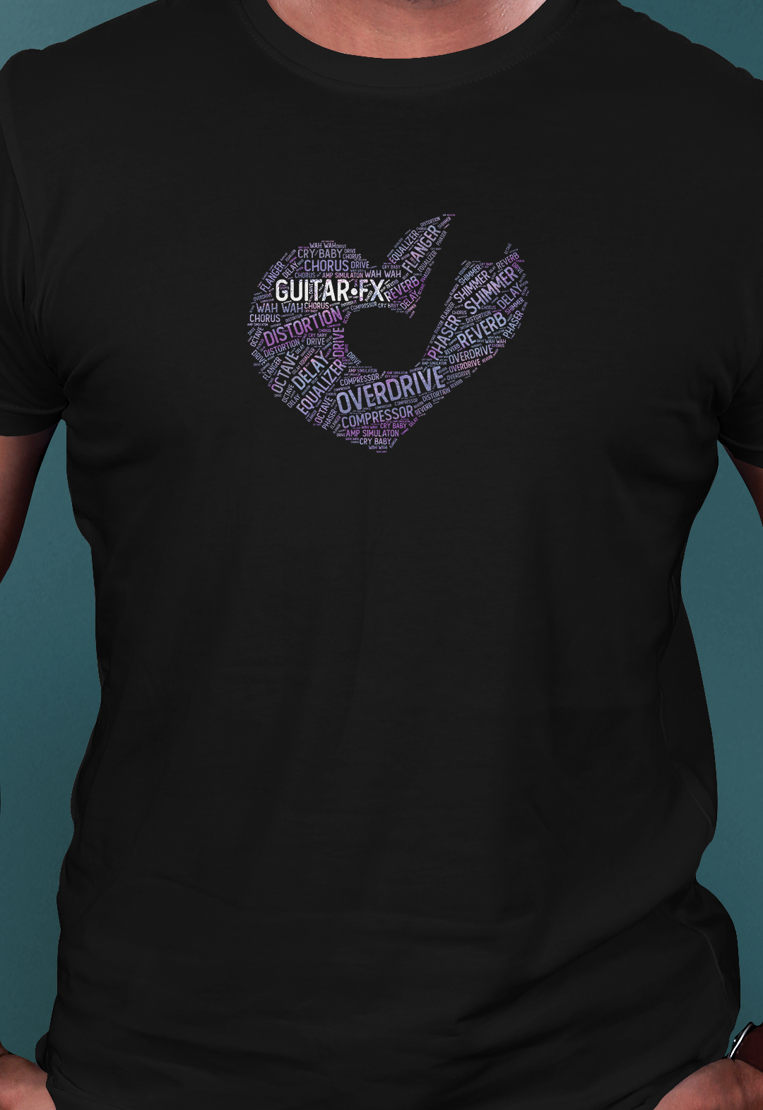 CAMISA GUITAR HEART FX • Guitarra Efeitos