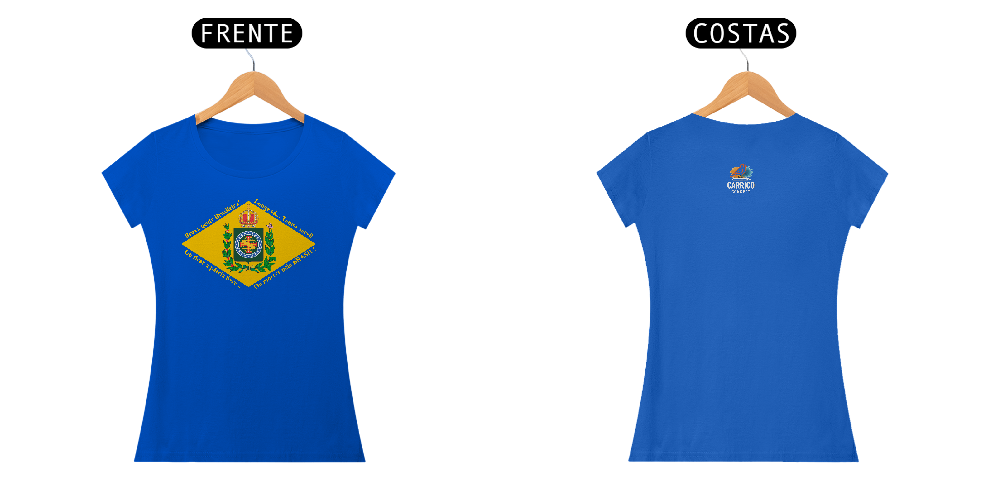CAMISETA FEMININA IMPÉRIO DO BRASIL
