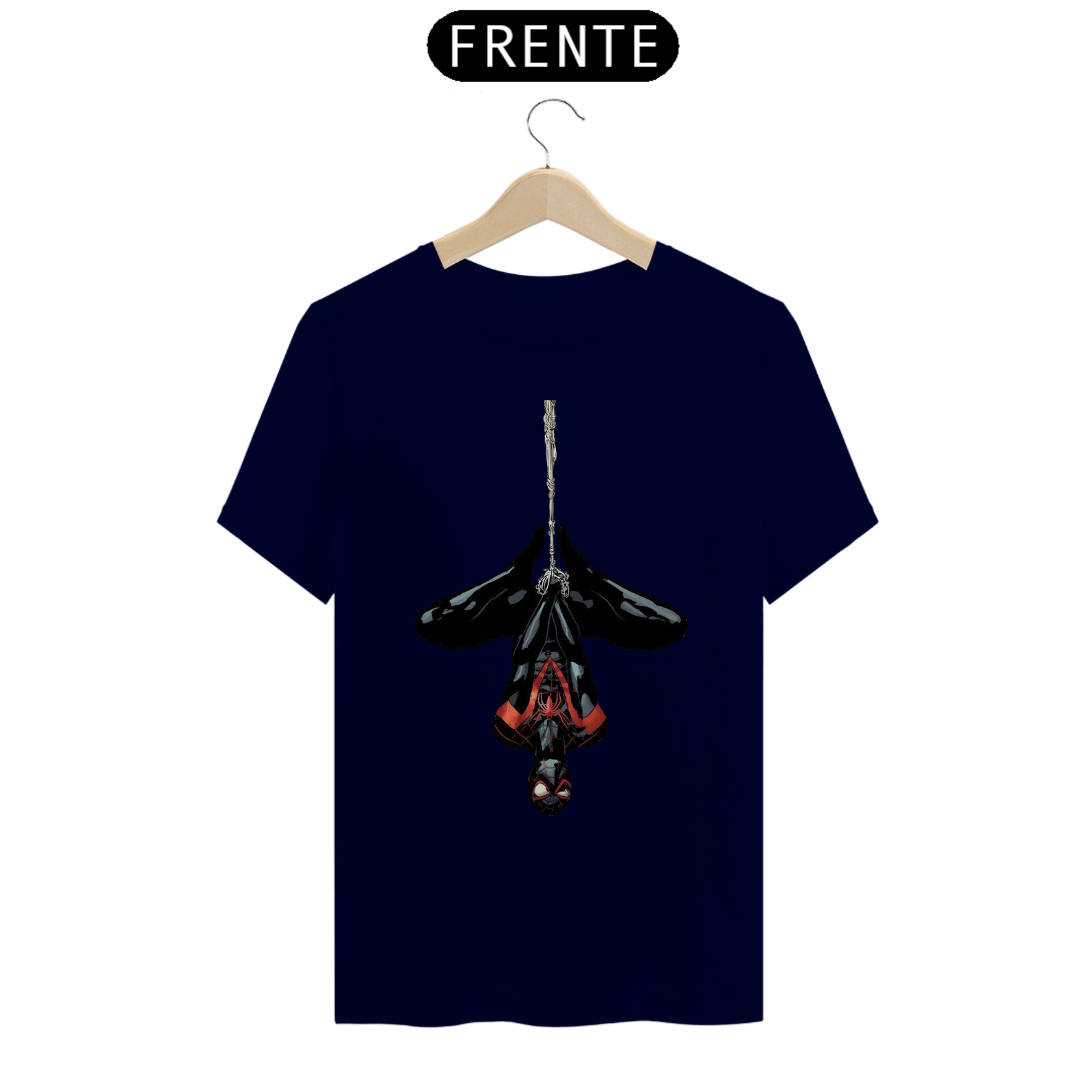 Camiseta Homem Aranha Descendo na Teia