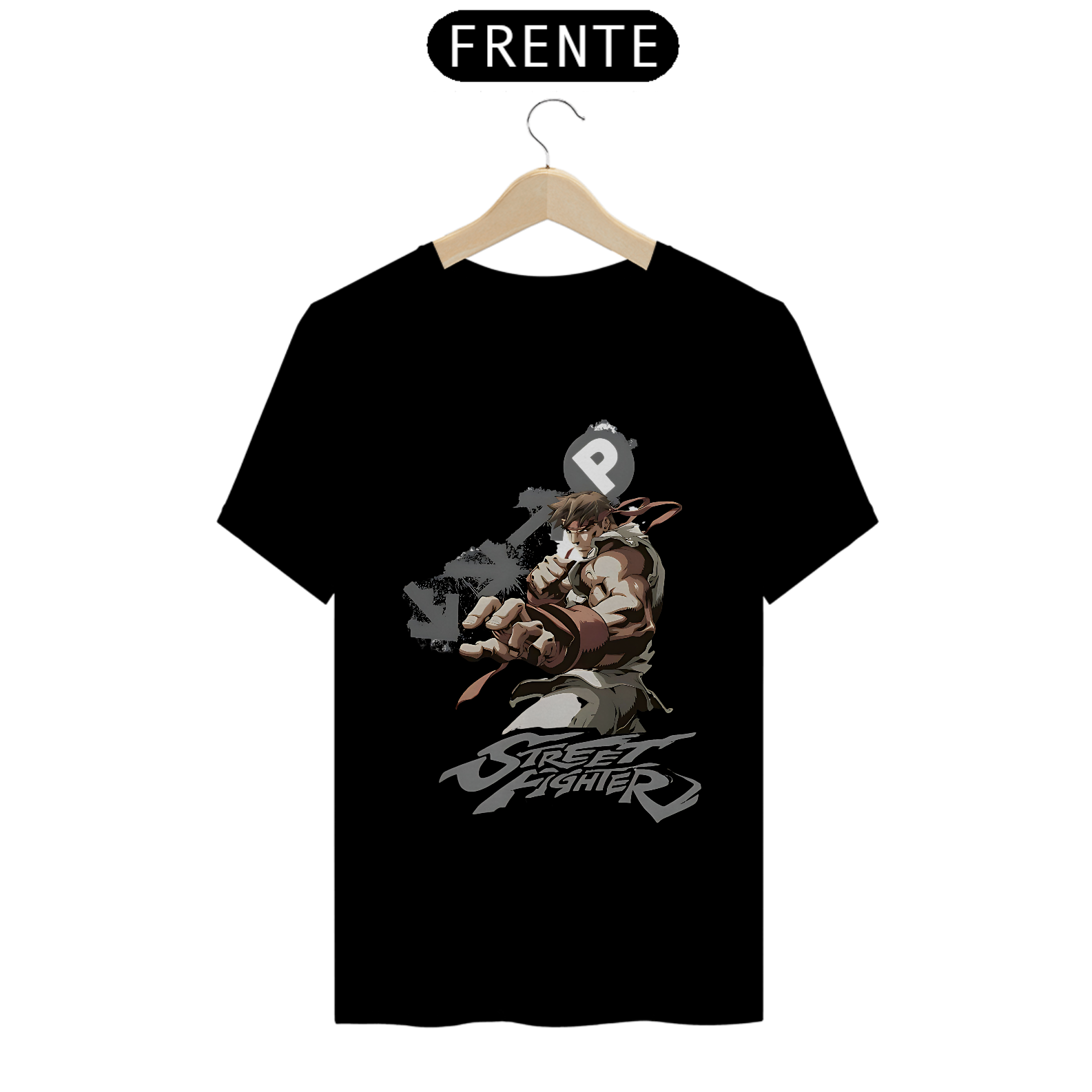 Camiseta Street Fighter Ryu comando