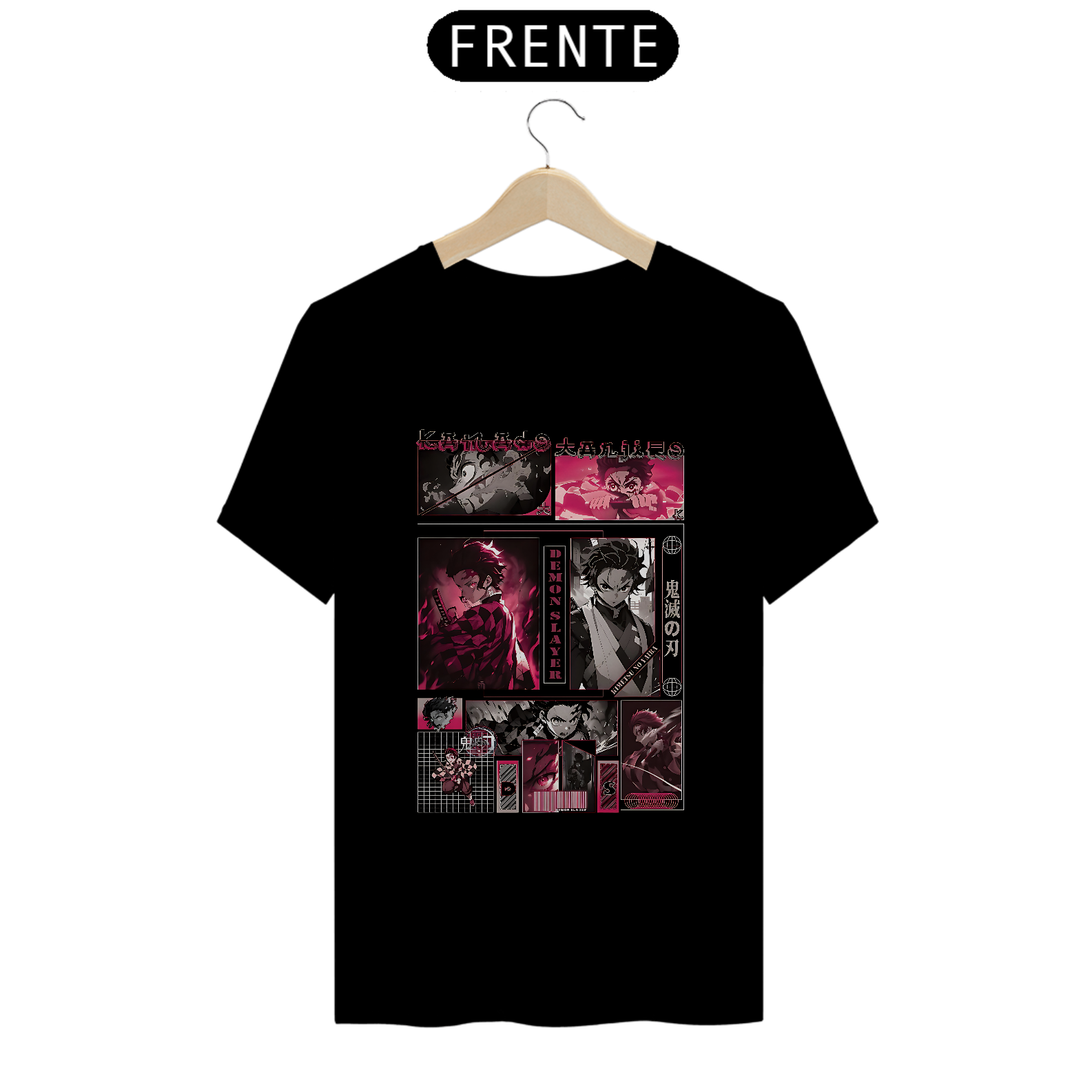 Camiseta Demon Slayer Kamado Tanjiro