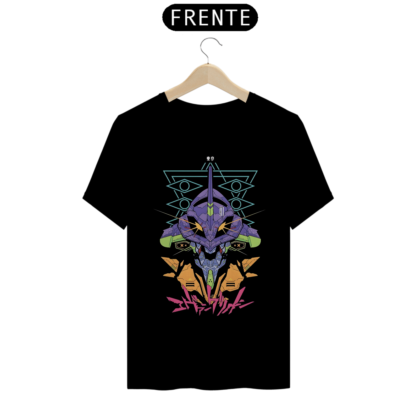 Camiseta Evangelion EVA 01 Face