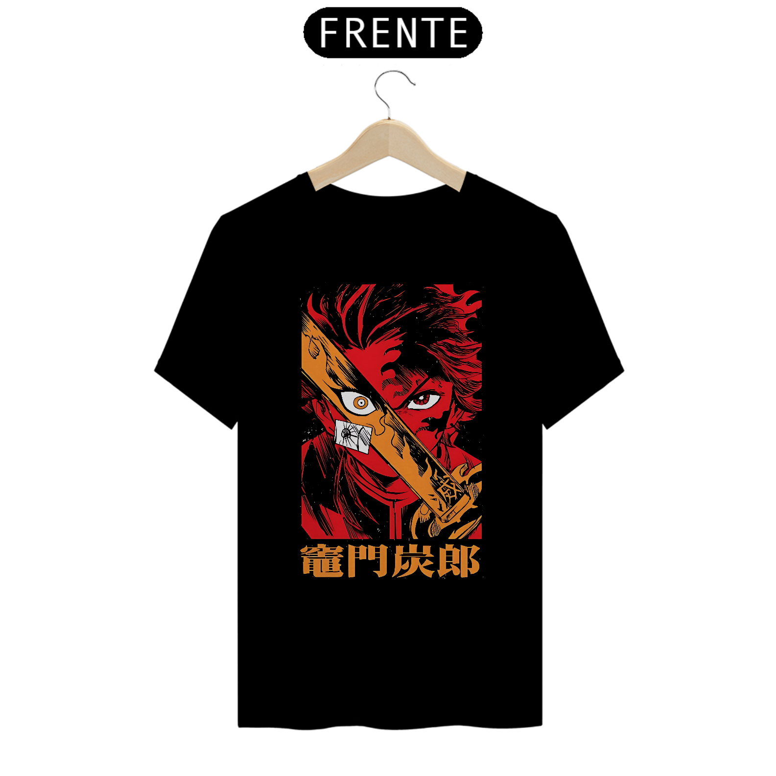 Camiseta Demon Slayer Tanjiro Fury