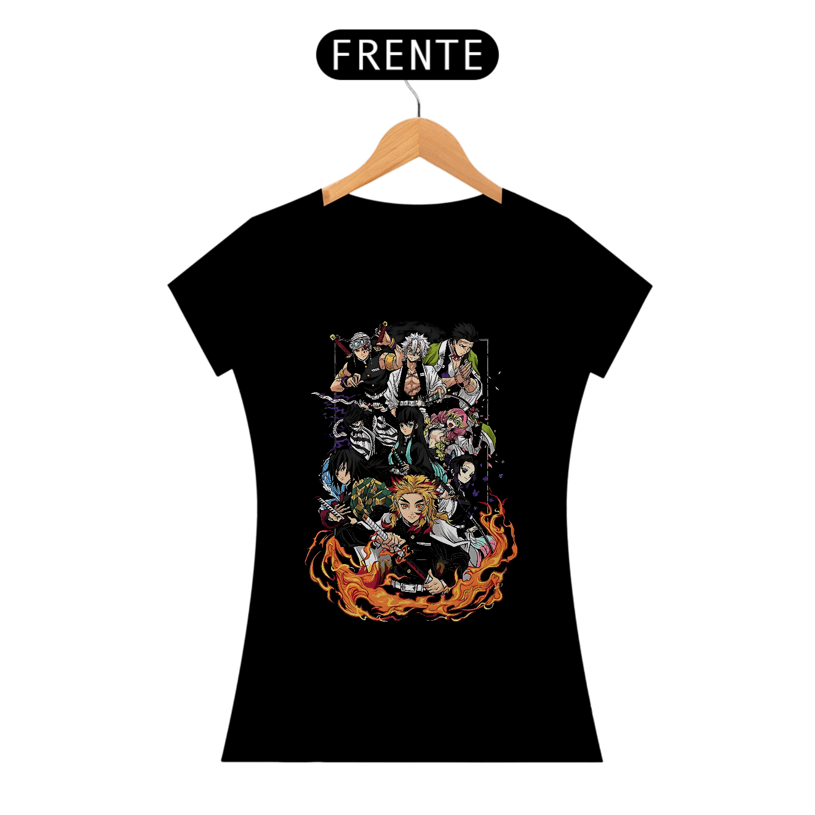 Camiseta Baby Long Demon Slayer Hasriras