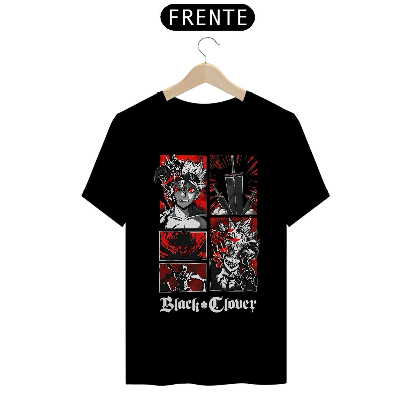 Camiseta Black Clover Asta Power