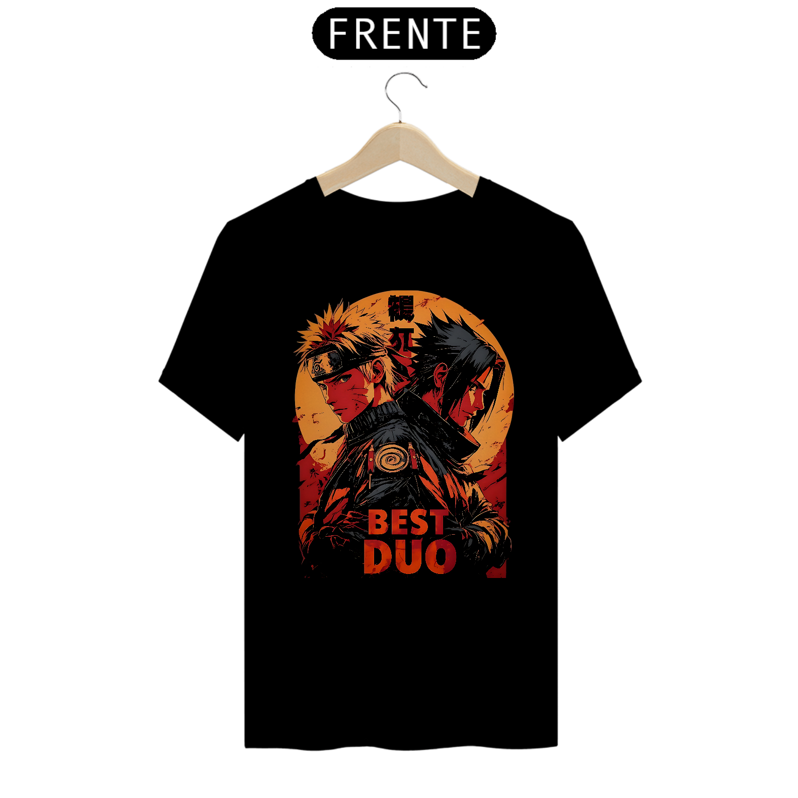 Camiseta Naruto Best Duo