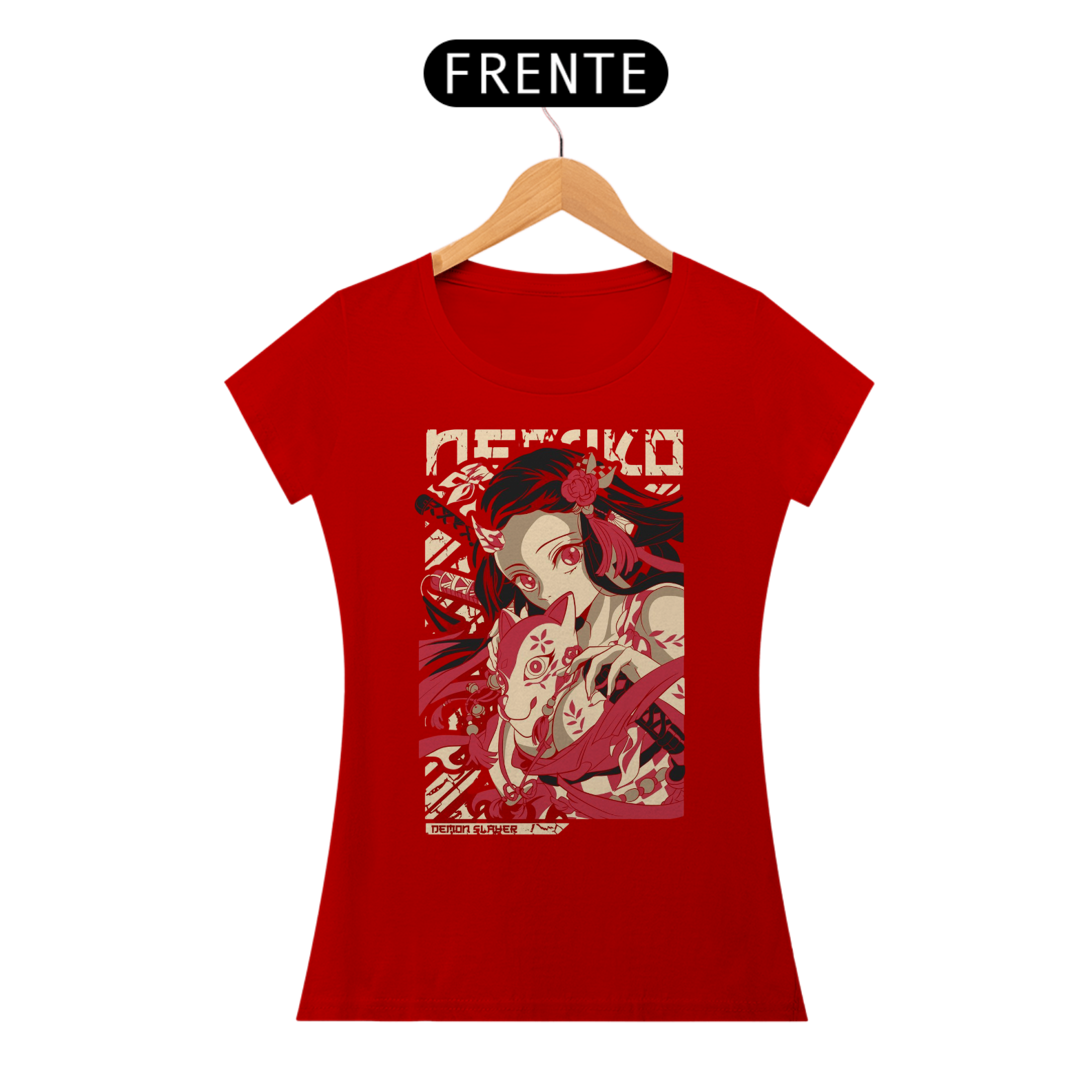 Camiseta Baby Long Demon Slayer Nezuko Kamado
