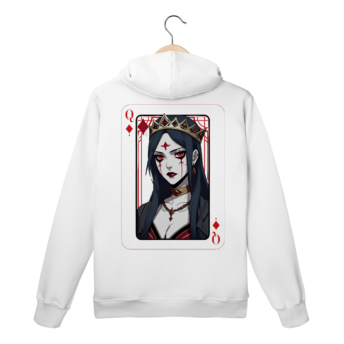 Moletom com Capuz Carta Queen