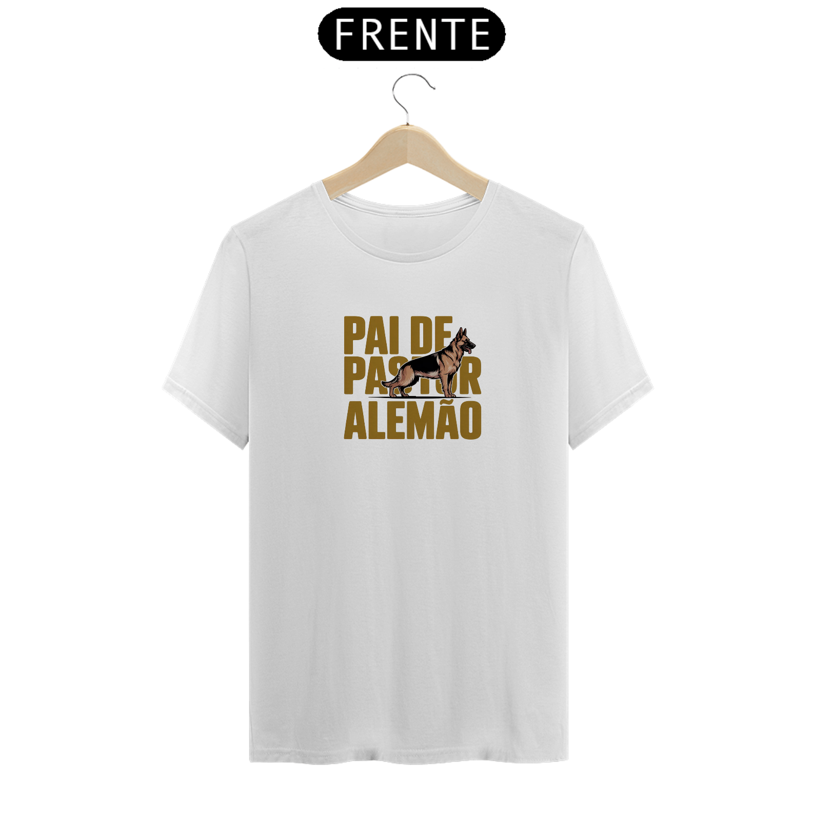 Camiseta Pai de Pastor Alemão – Edição Especial Dia dos Pais