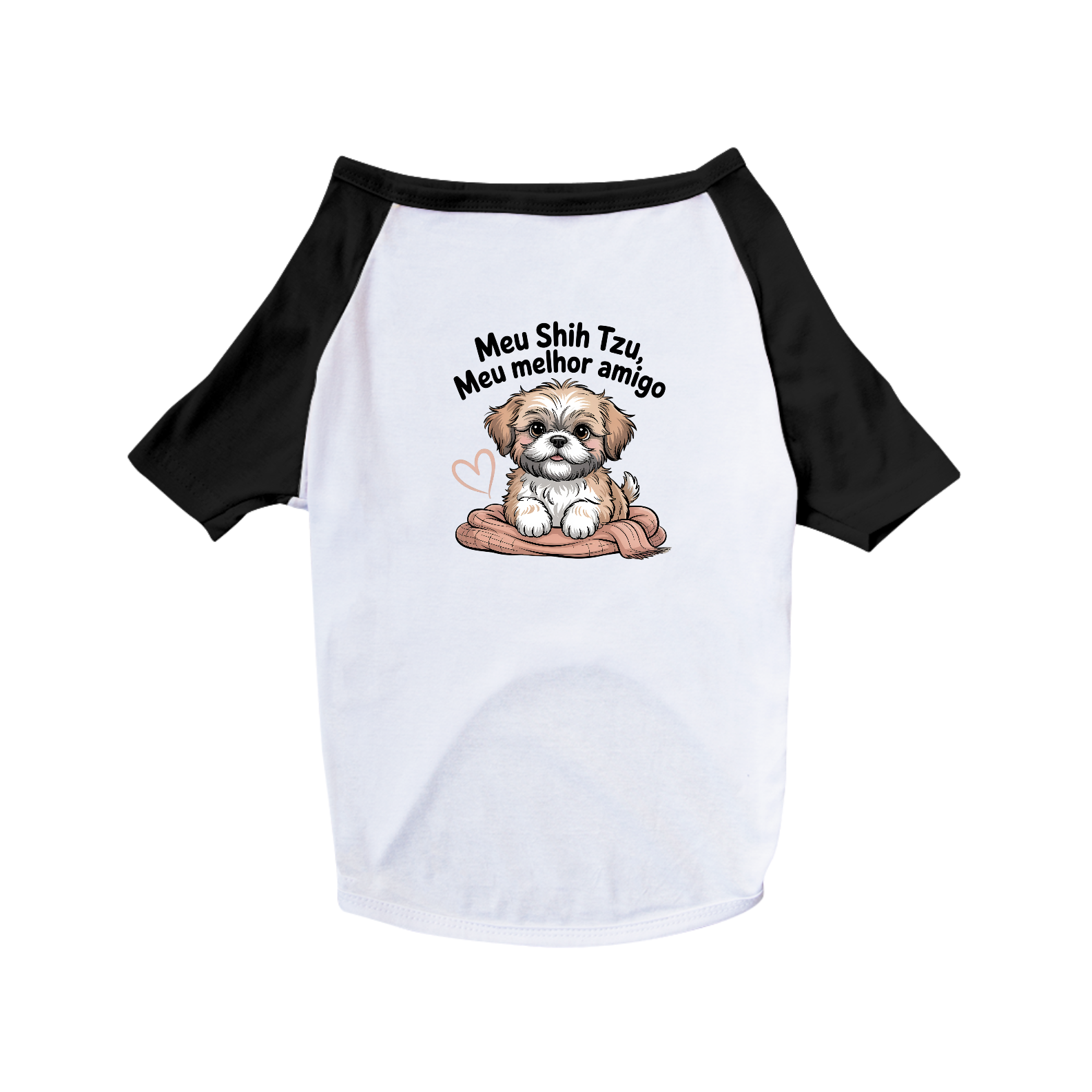 Camiseta Pet Meu Shih Tzu, Meu Melhor Amigo