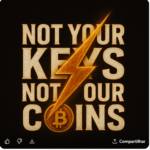 Not your Keys Not your coins