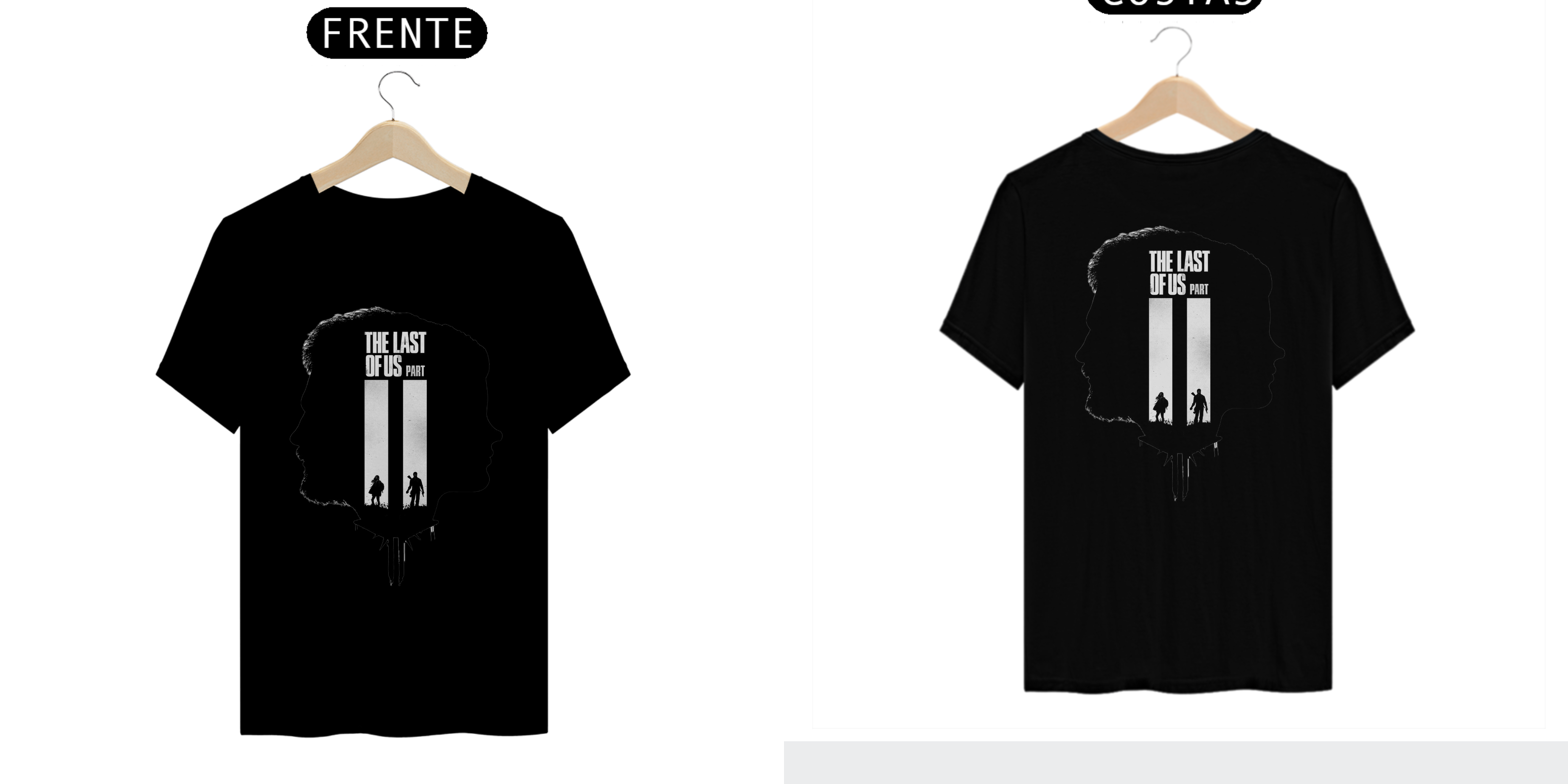 Camiseta THE LAST OF US Estampada Frente e Verso Unissex | Camiseta Gamer Jogo