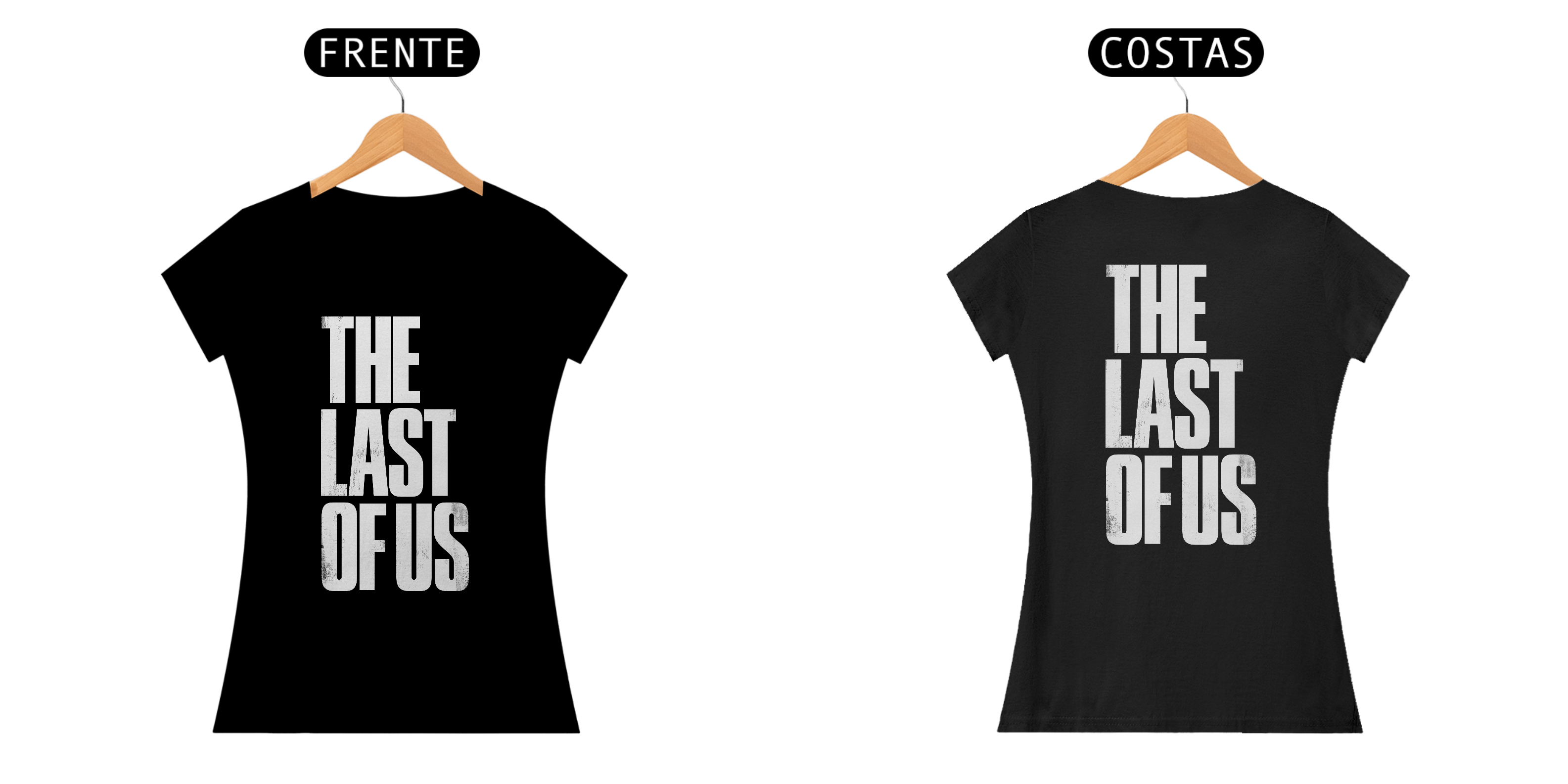 Camiseta Gamer Feminina The Last Of Us | Baby Long Quality | Estampa Frente e Verso Gamer