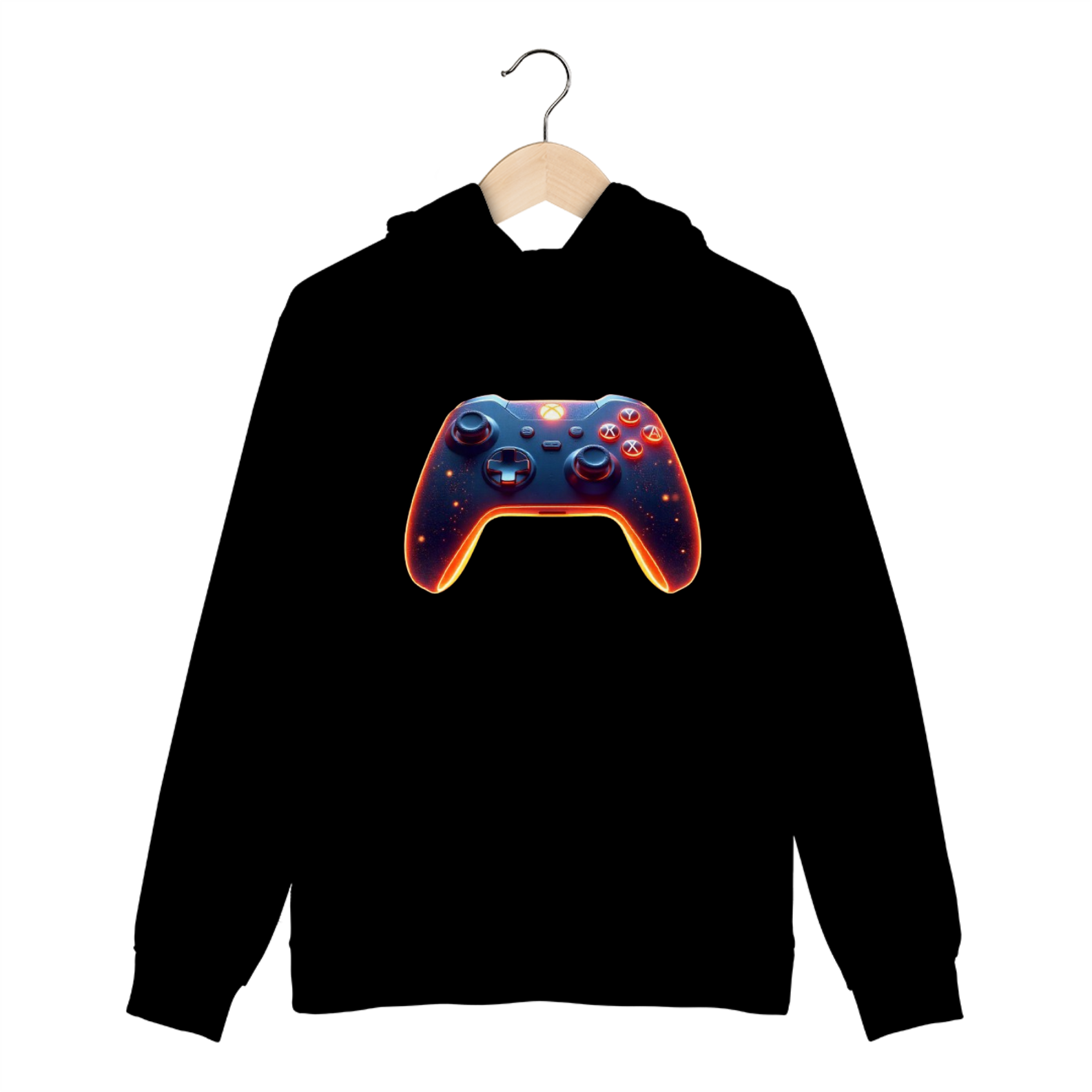 Moletom Personalizado Estampa Controle Video Game | Moletom Prime Canguru com Touca e Bolso