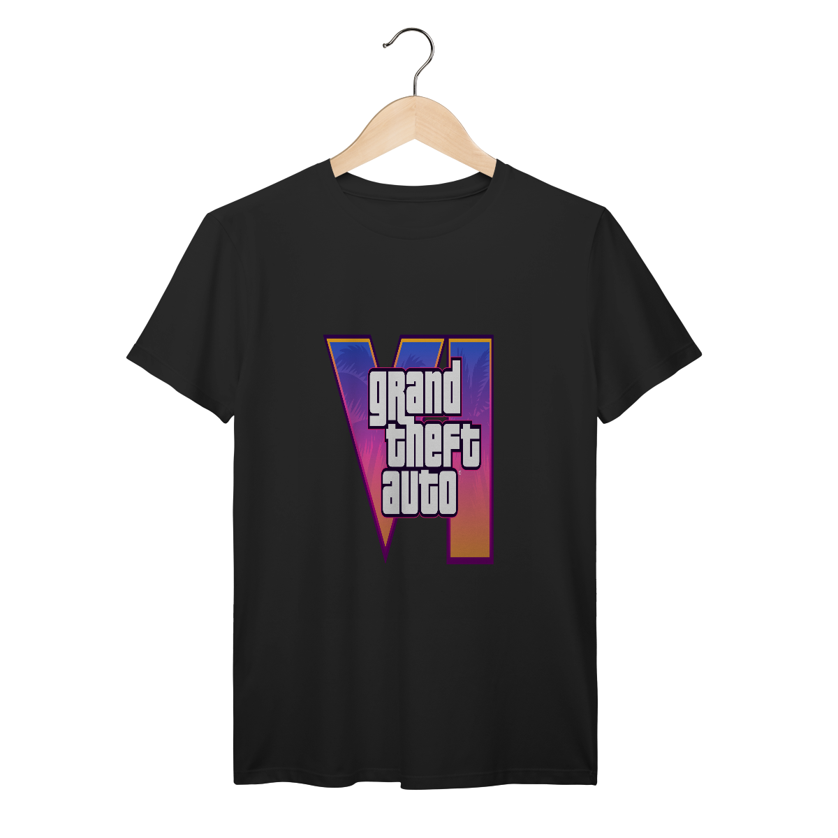 Camiseta GTA VI | Estampa Traz e Frente | GTA 6
