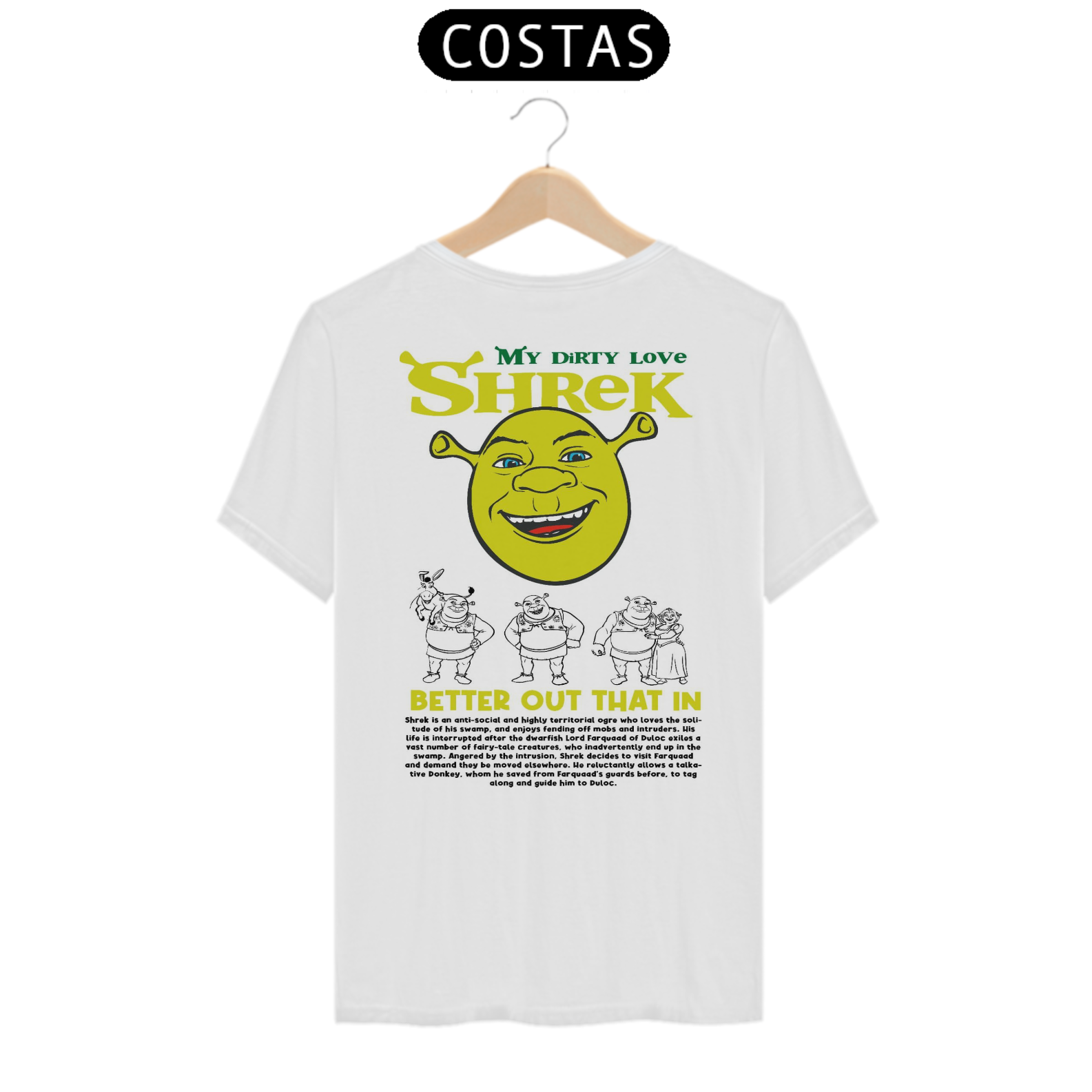 Camiseta Shrek Casal