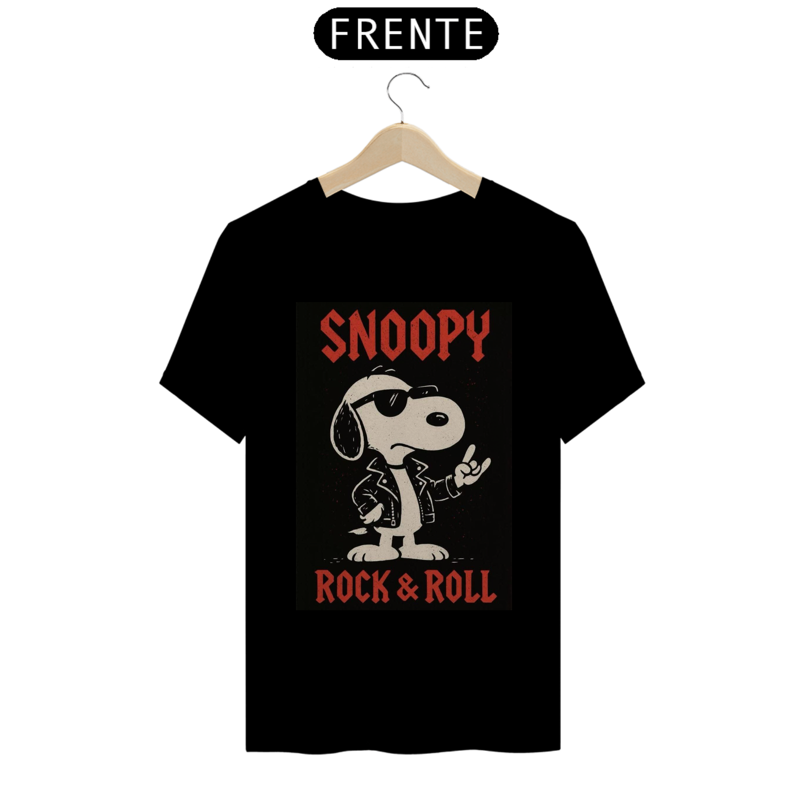 Camiseta Snoopy Rock
