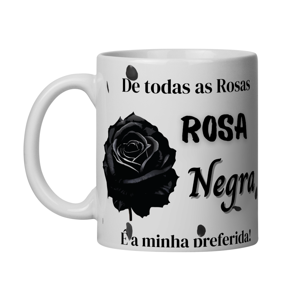 Caneca Pomba Gira Rosa Negra