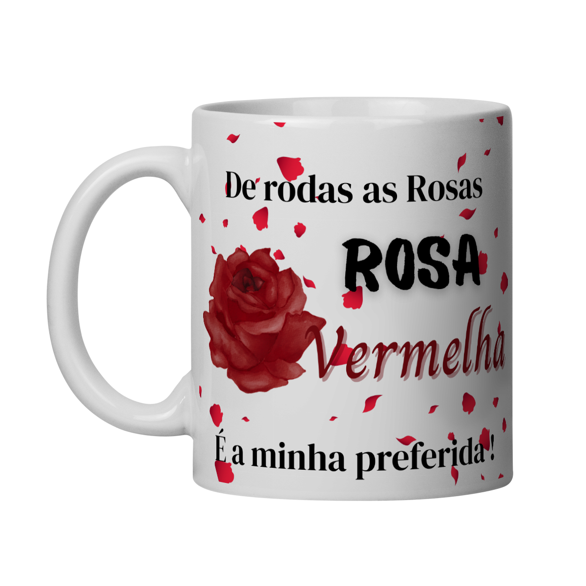 Caneca Pomba Gira Rosa Vermelha