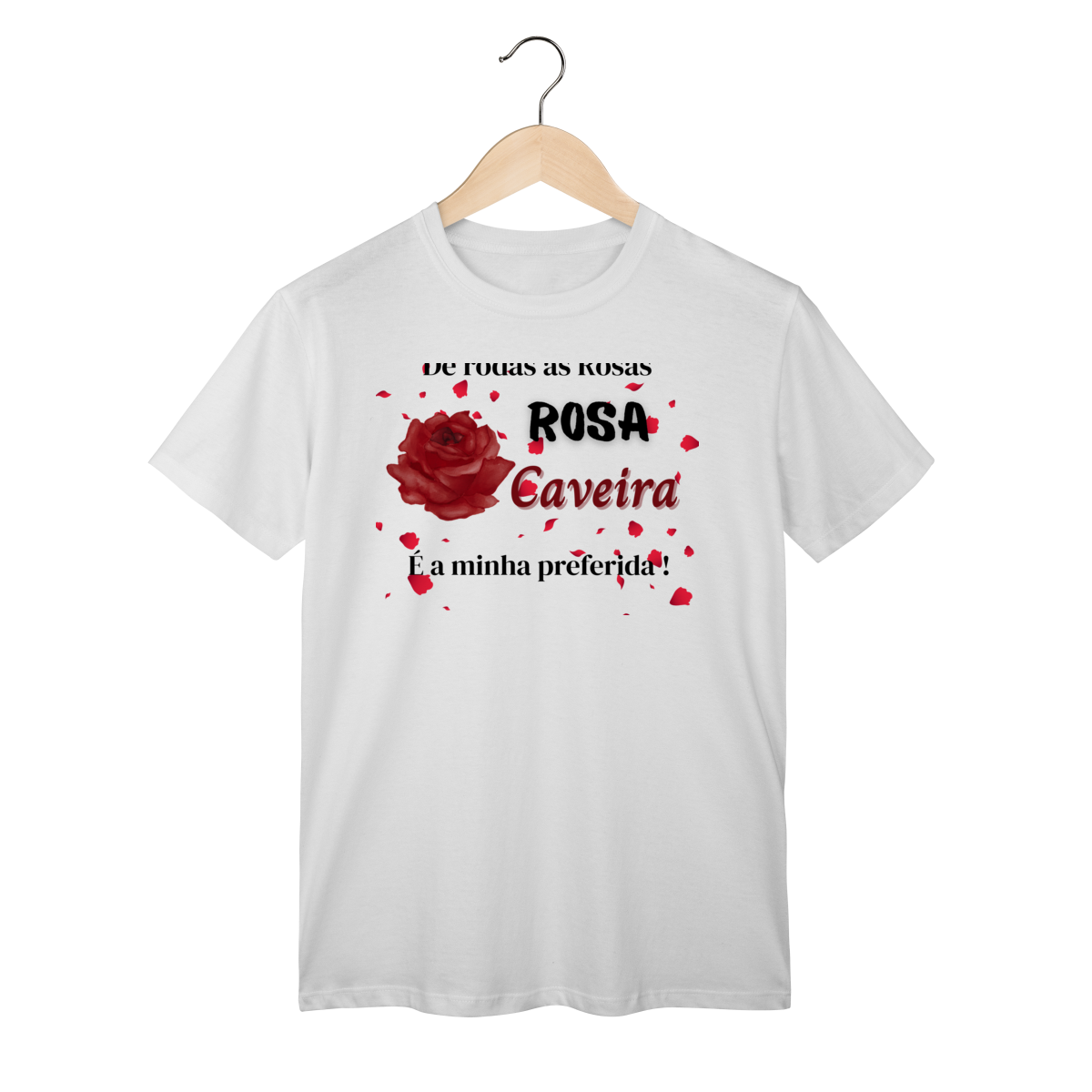 T-Shirt Rosa Caveira