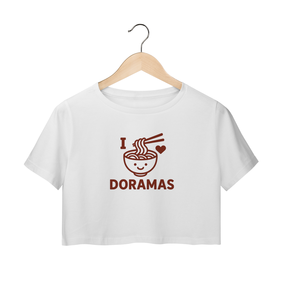 Cropped “I ❤ Dorama” – Estilo Dorameiro