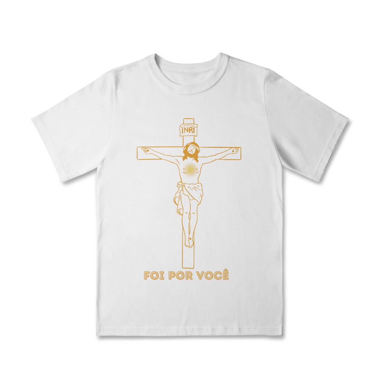 Camiseta Classic Infantil - Foi por Você - Cruz