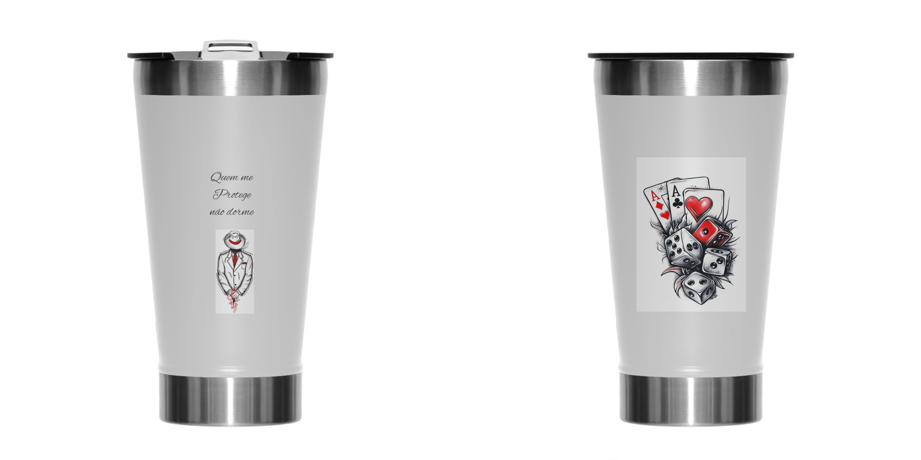 Copo Quem me protege Não dorme 