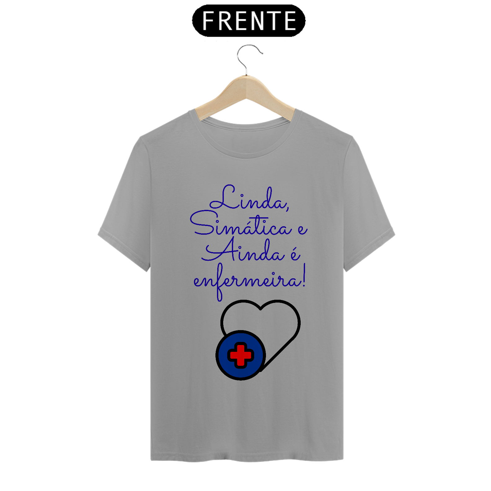 Camiseta linda enfermeira