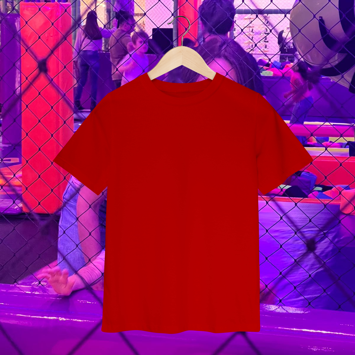 Camiseta infantil para crianças de 2 a 8 anos