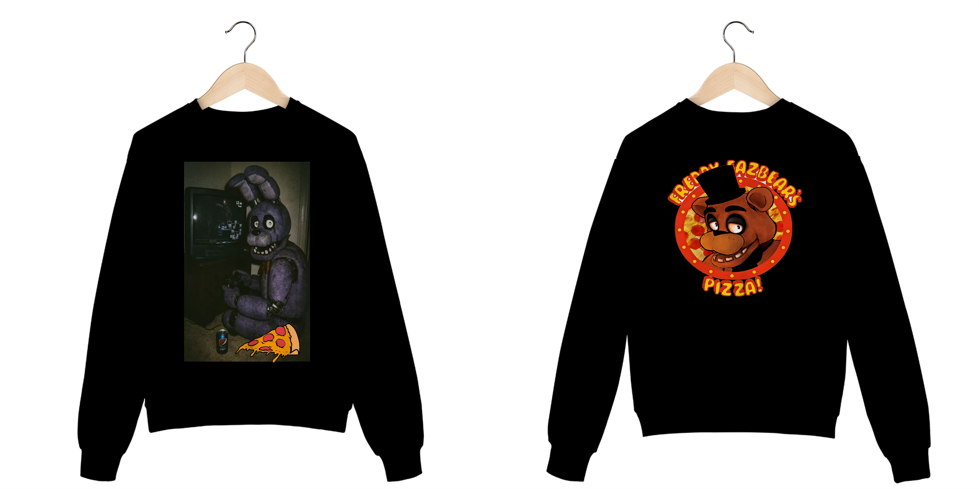 Moletom fechado bonnie five nights at freddy!