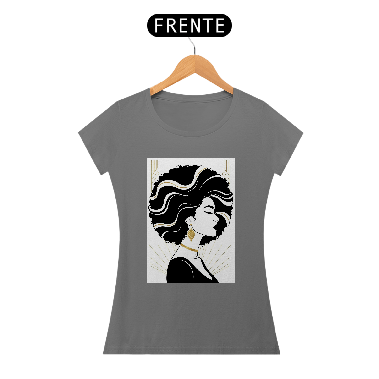 Baby Long Estonada Feminina Negro Bom – Força, Estilo e Identidade em Cada Detalhe