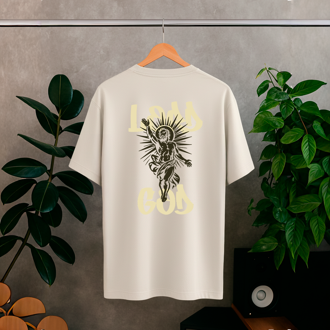 Camisa Oversized Off-White Abba Lord God