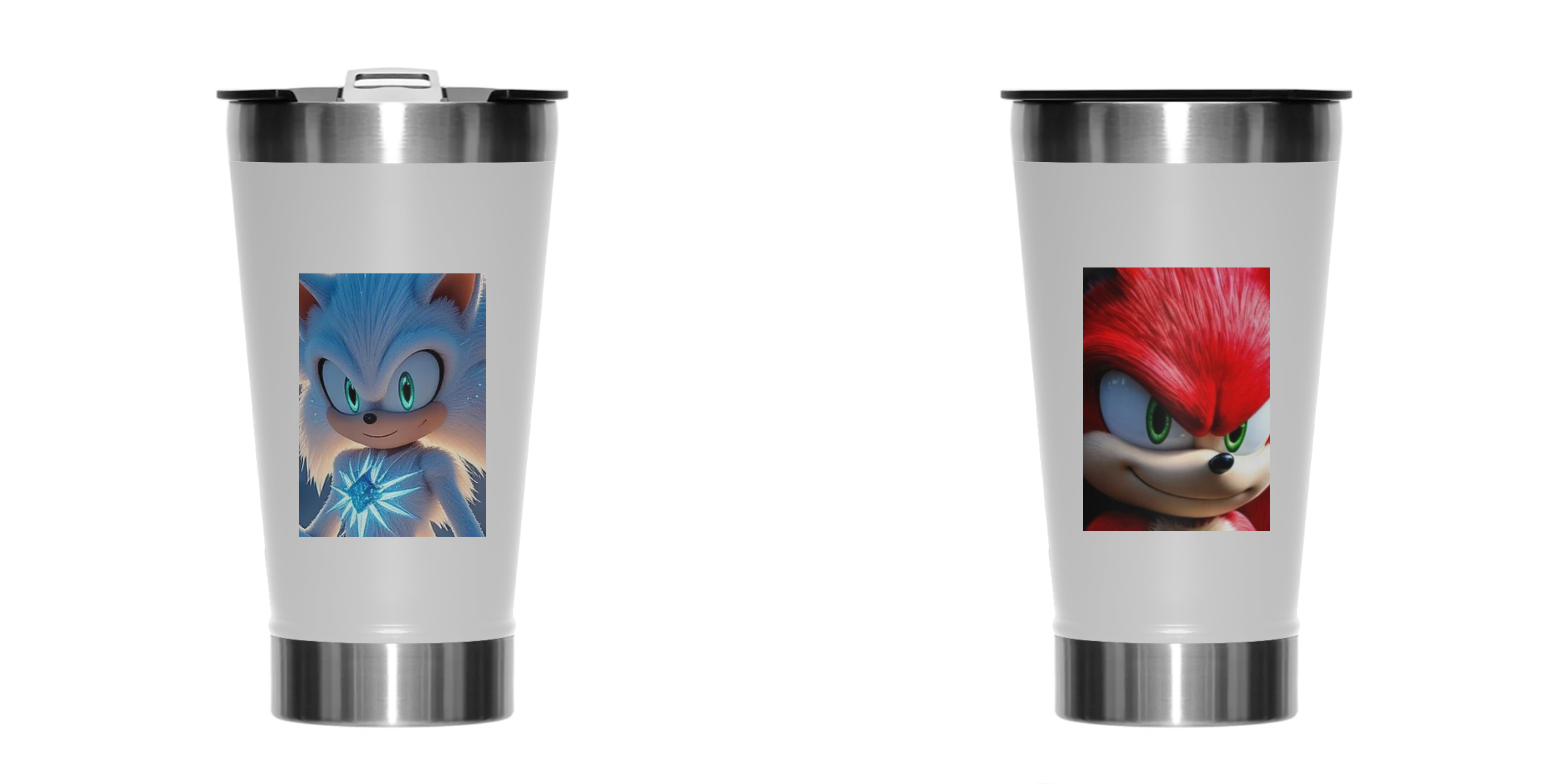 Copo térmico estilo Sonic 