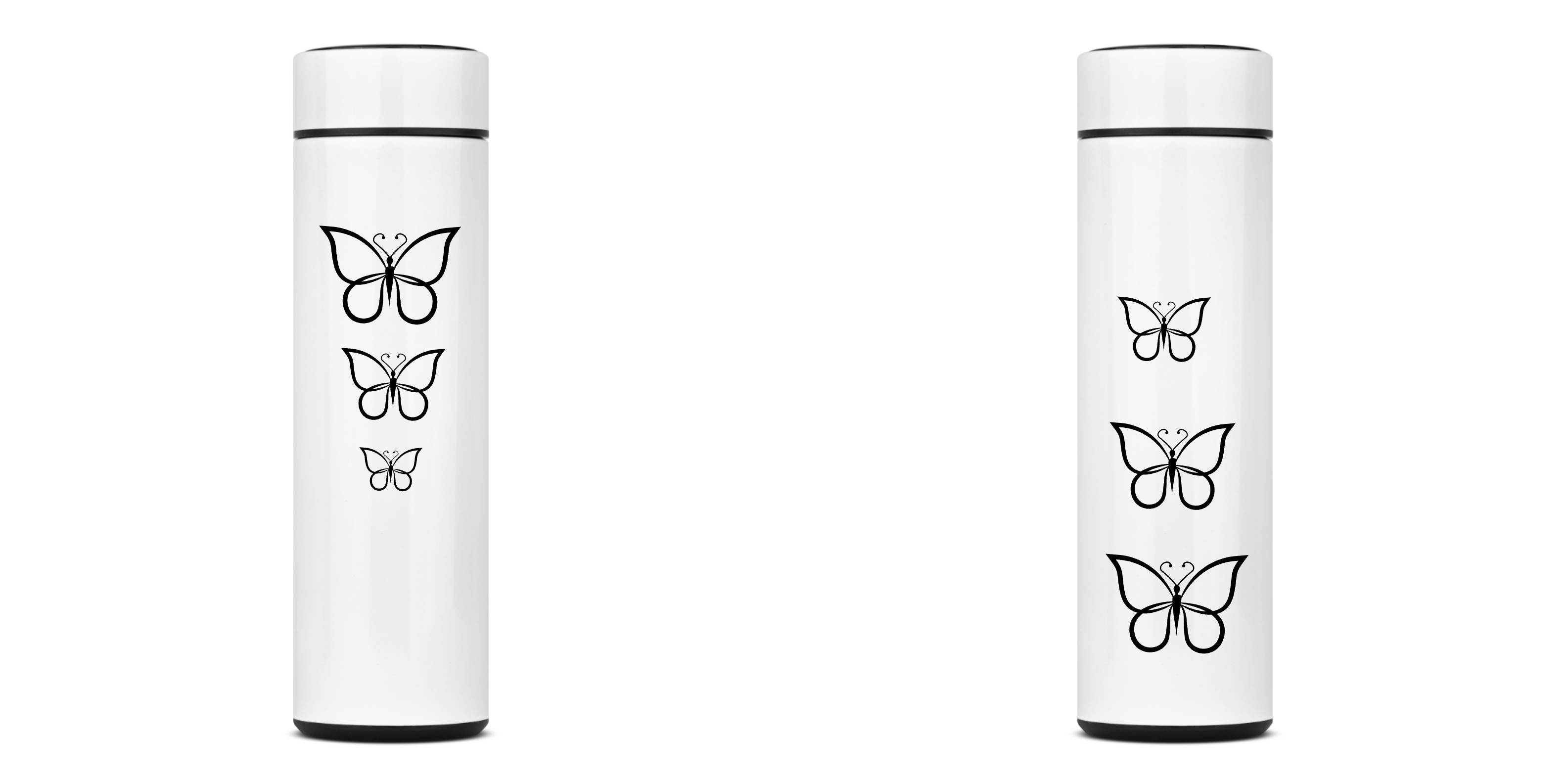Garrafa térmica estilo Borboleta 