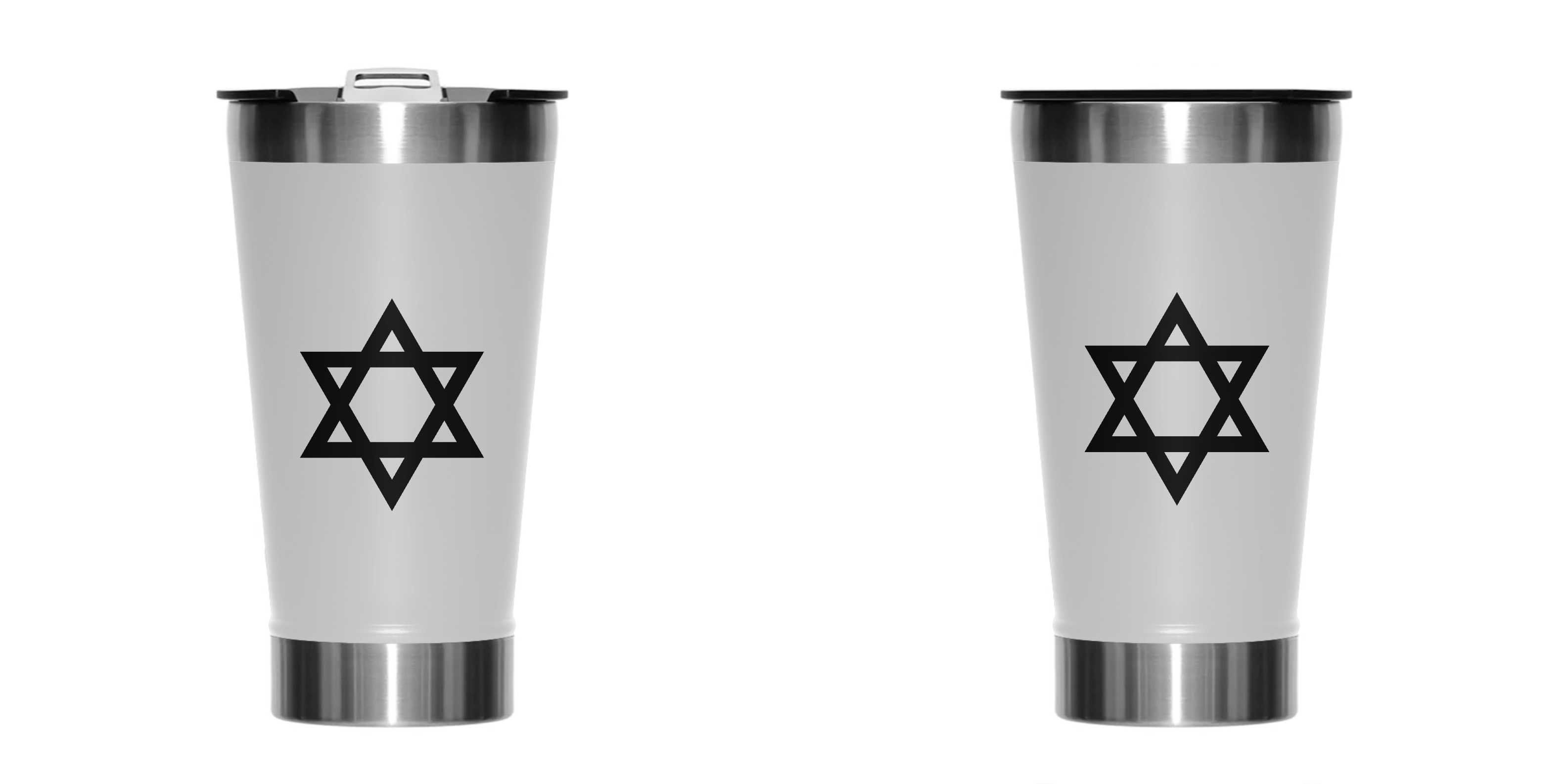 Copo térmico estilo estrela de Davi 