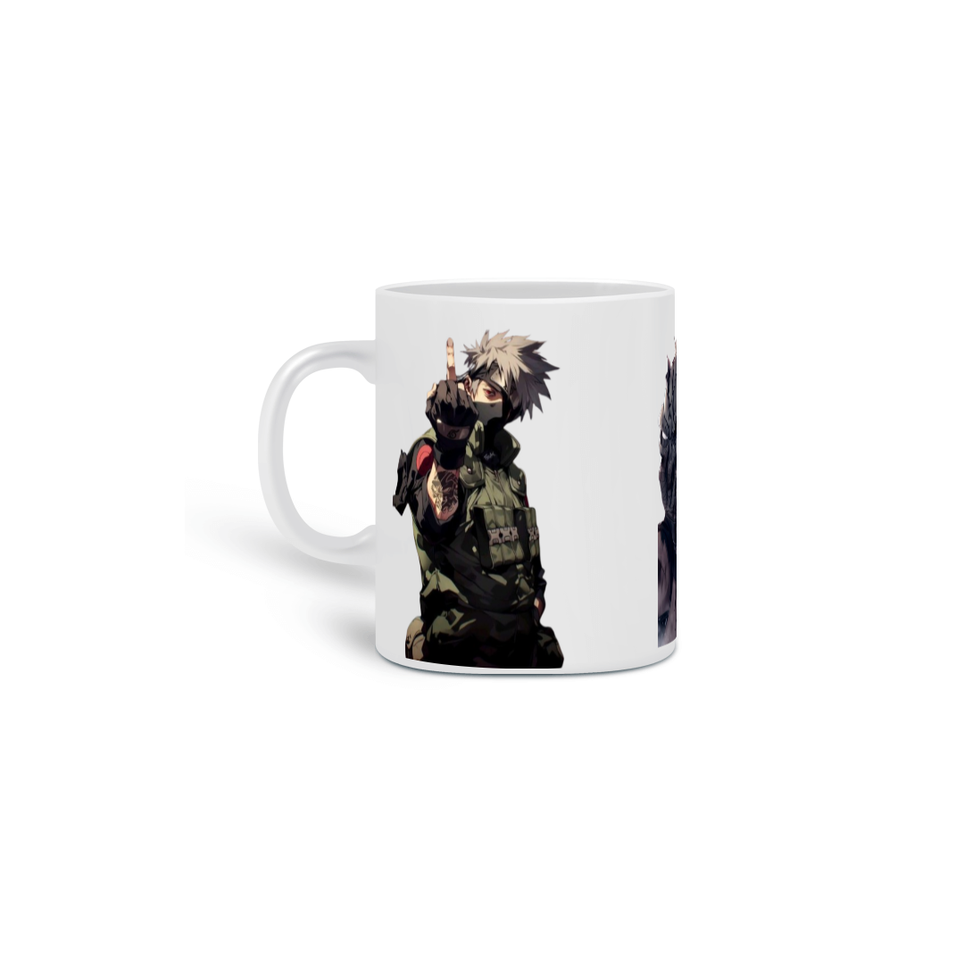 Caneca personalizada estilo kakashi hatake