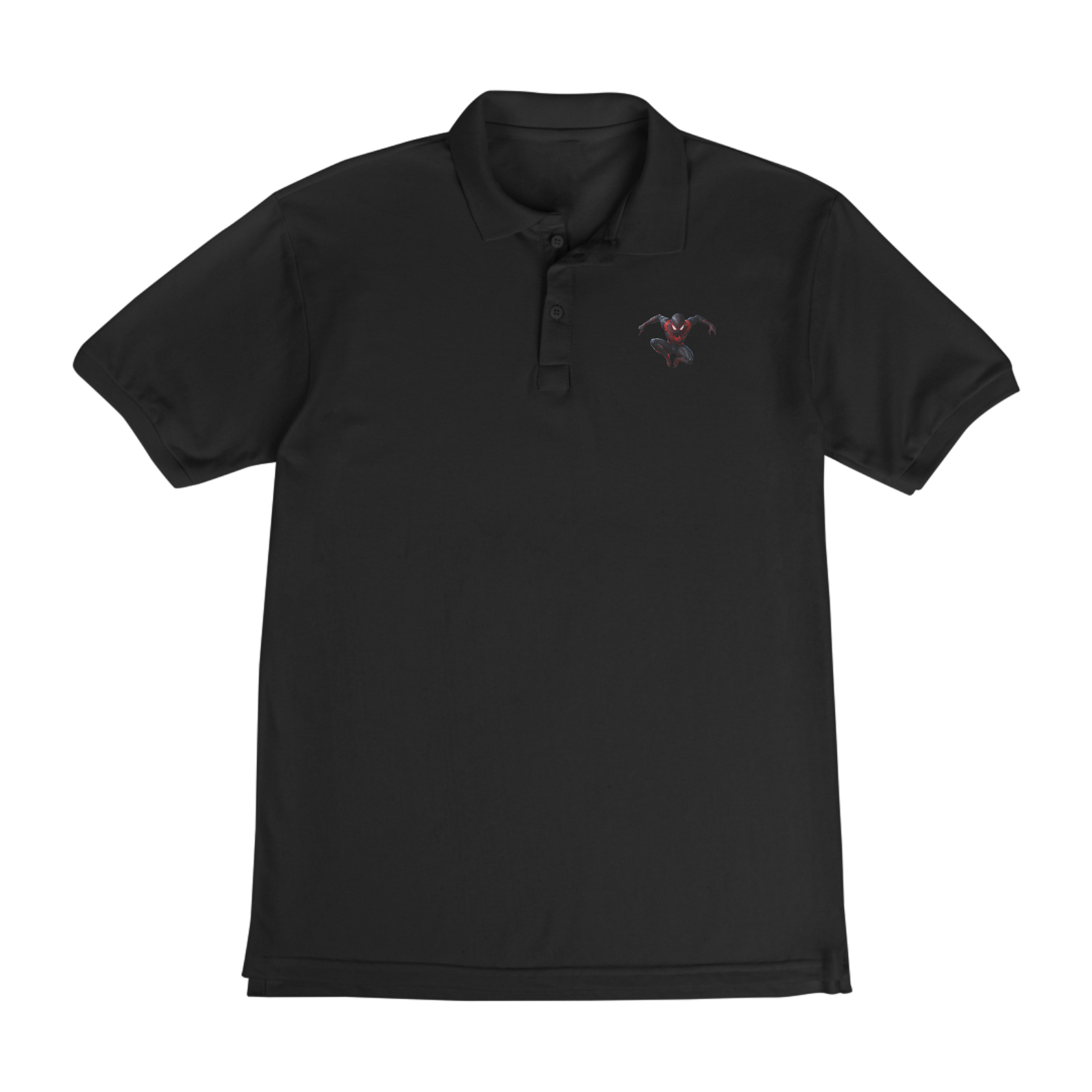 Camiseta gola polo masculina estilo homem aranha 
