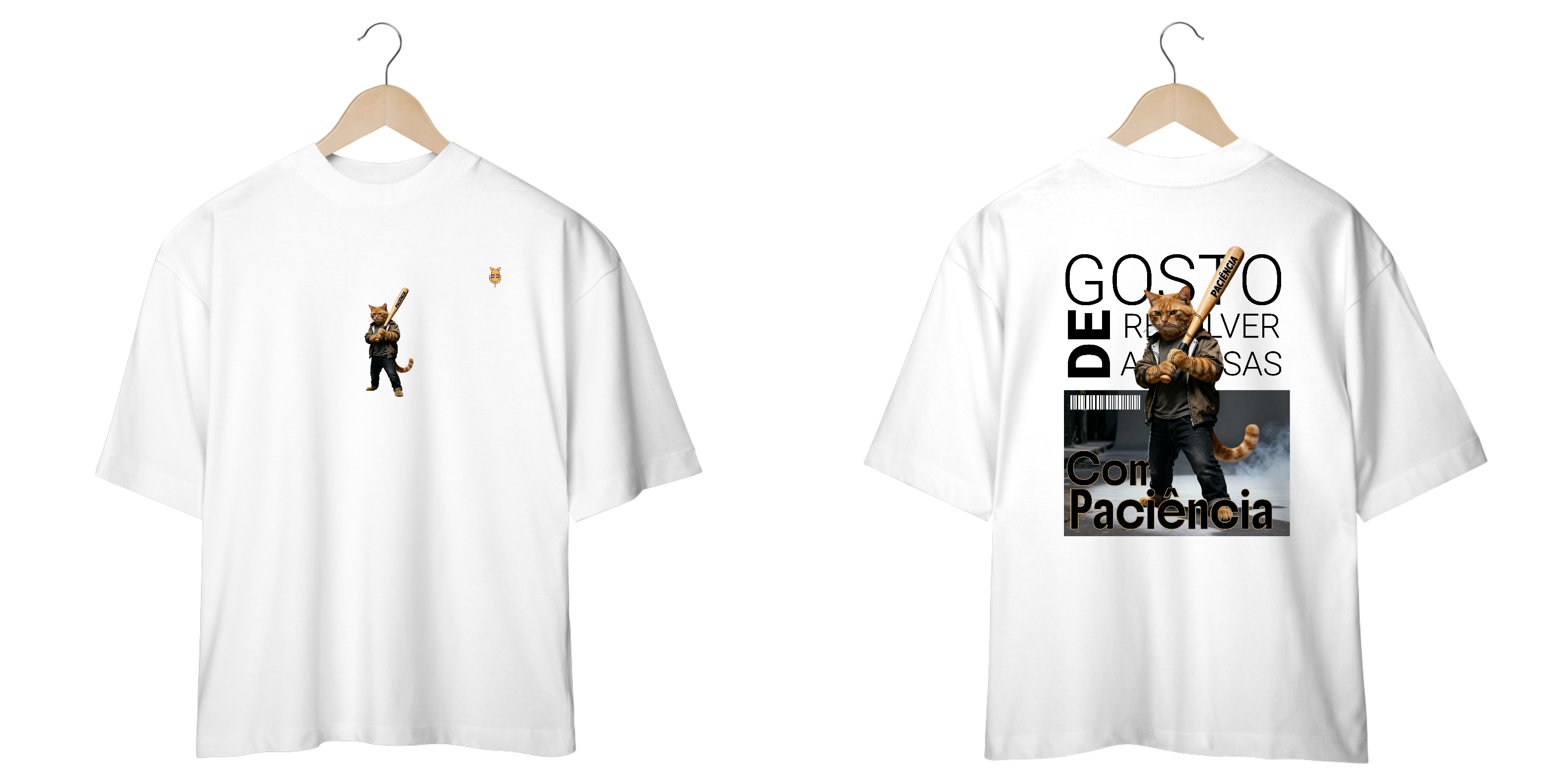 Camiseta Oversized - Amarelinho Paciente (clara)