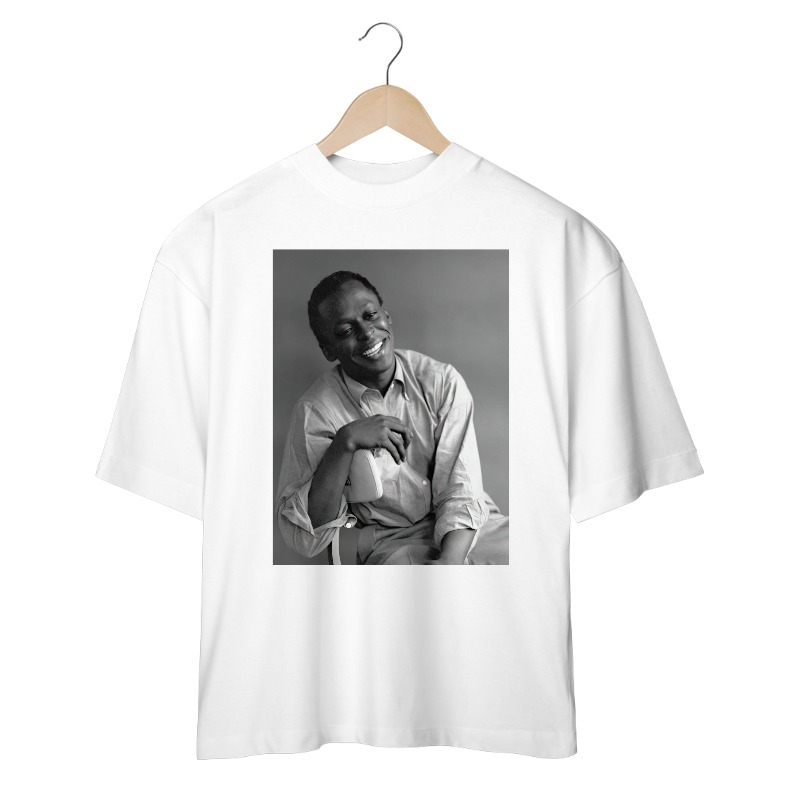 Camiseta Oversized Shirt Miles Davis Oversized R$134,89 em