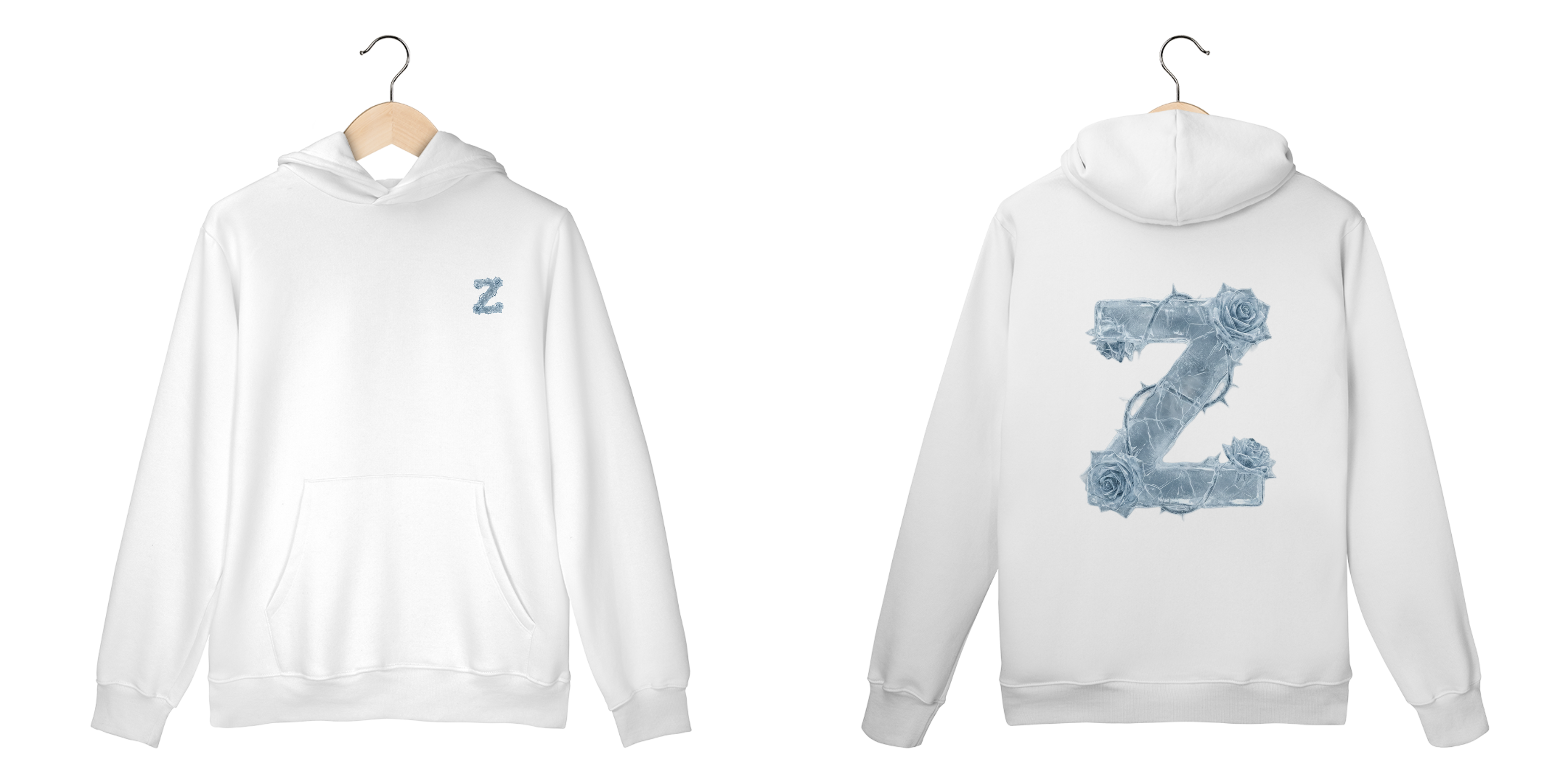 Blusa Moletom ZAZGO Z Frostbite Rose