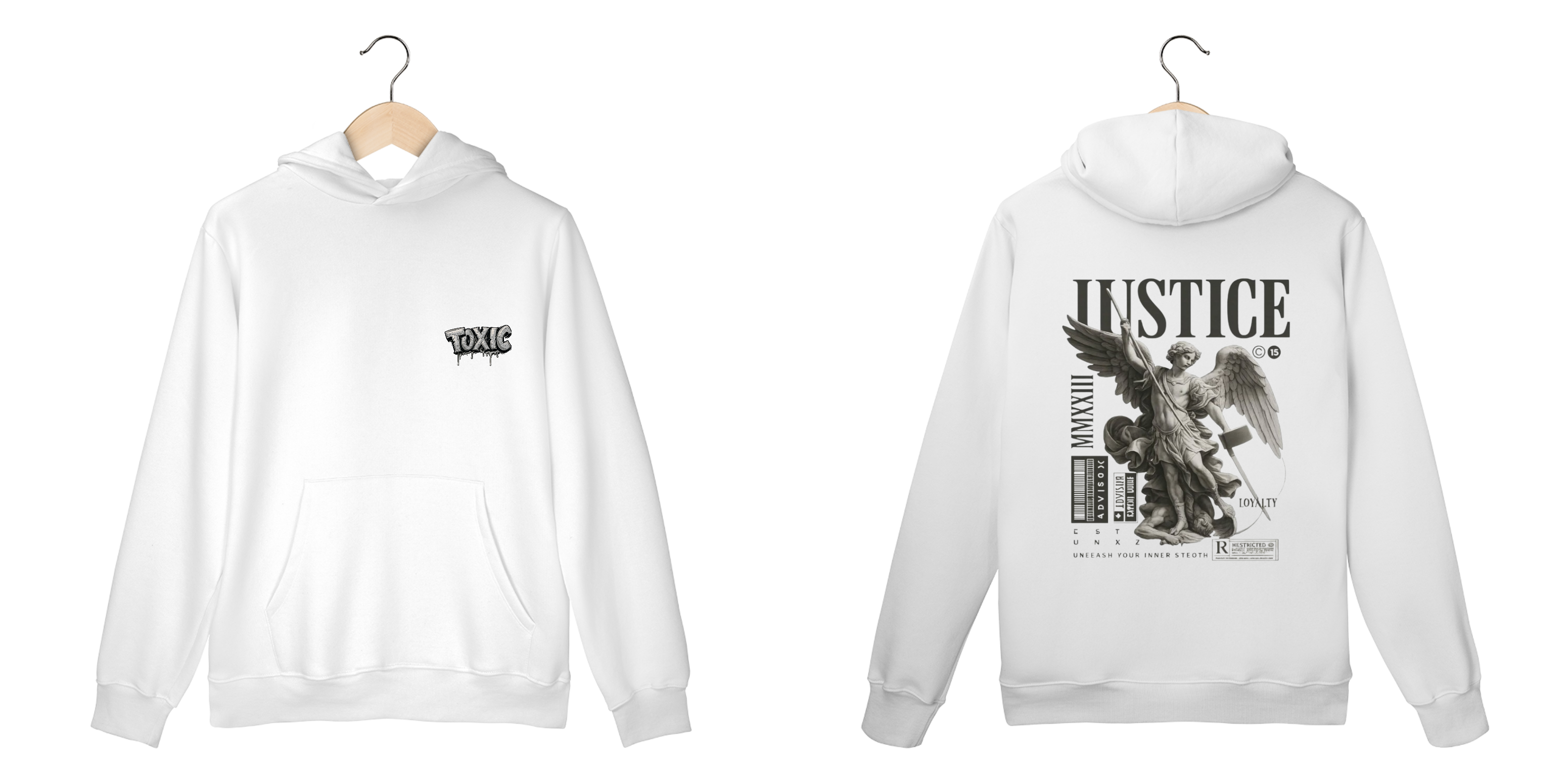 Moletom Prime Canguru toxic injustice streetwear