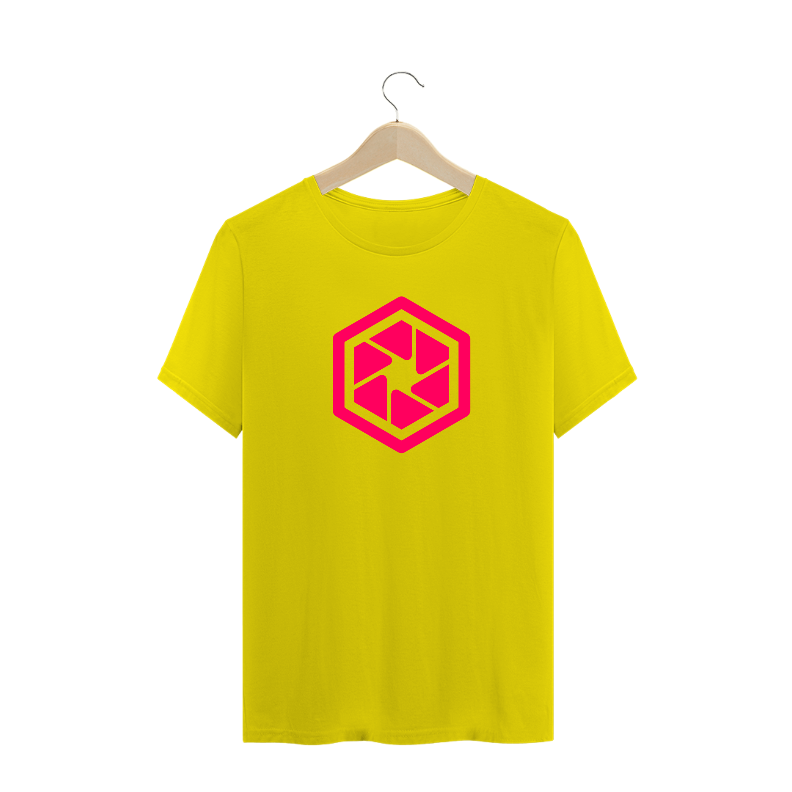 Nome do produto  Camiseta CIRCULO GEOMÉTRICO - Amarelo