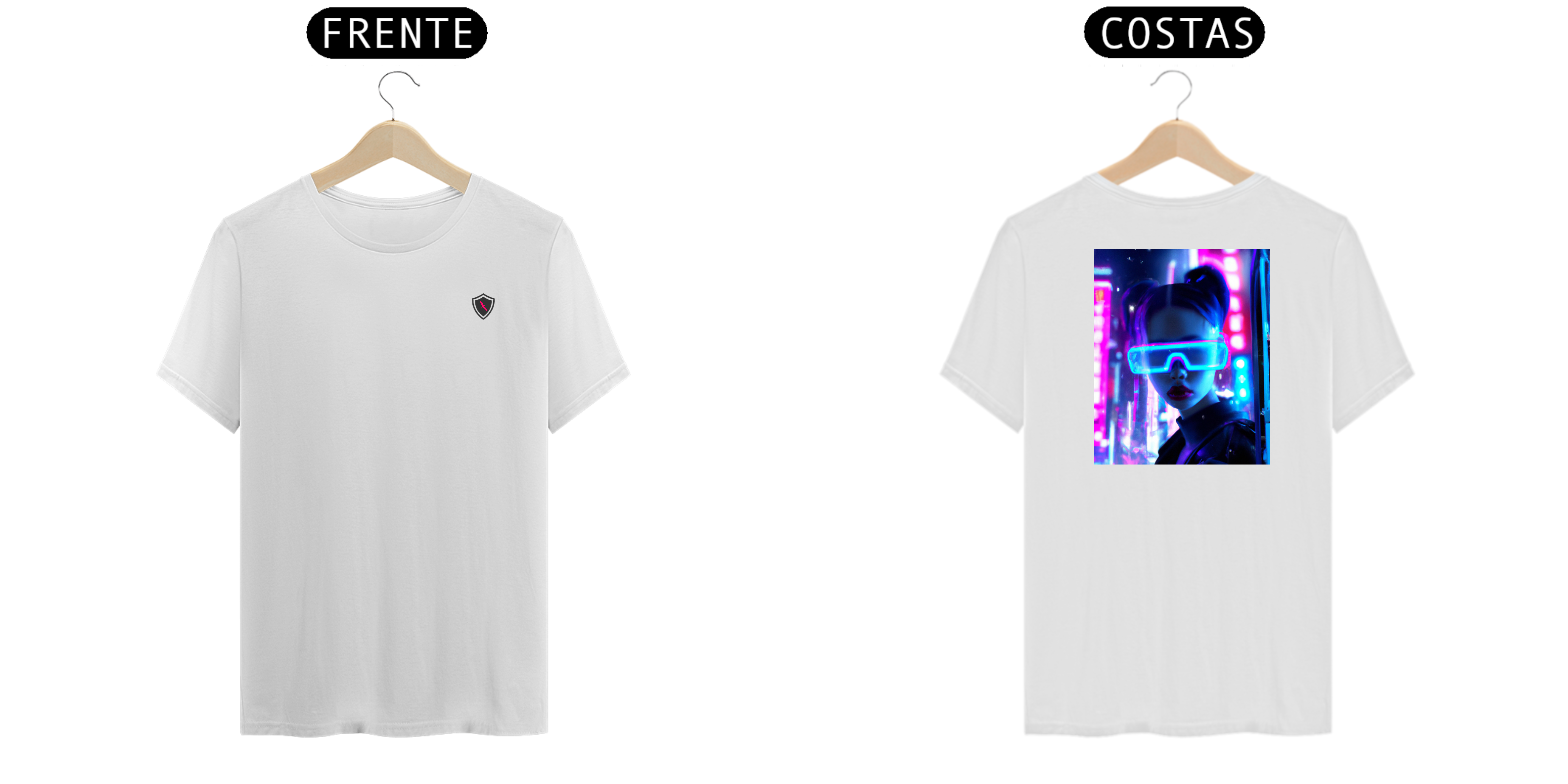 Camiseta FRAGATA CYBERPUNK 001 - Branca