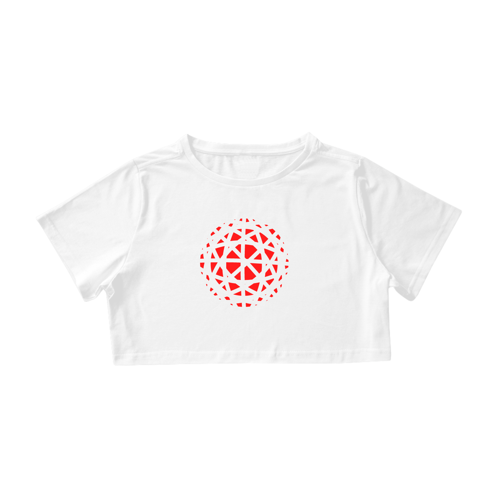 Nome do produto  Cropped GEOMETRIC - Branco