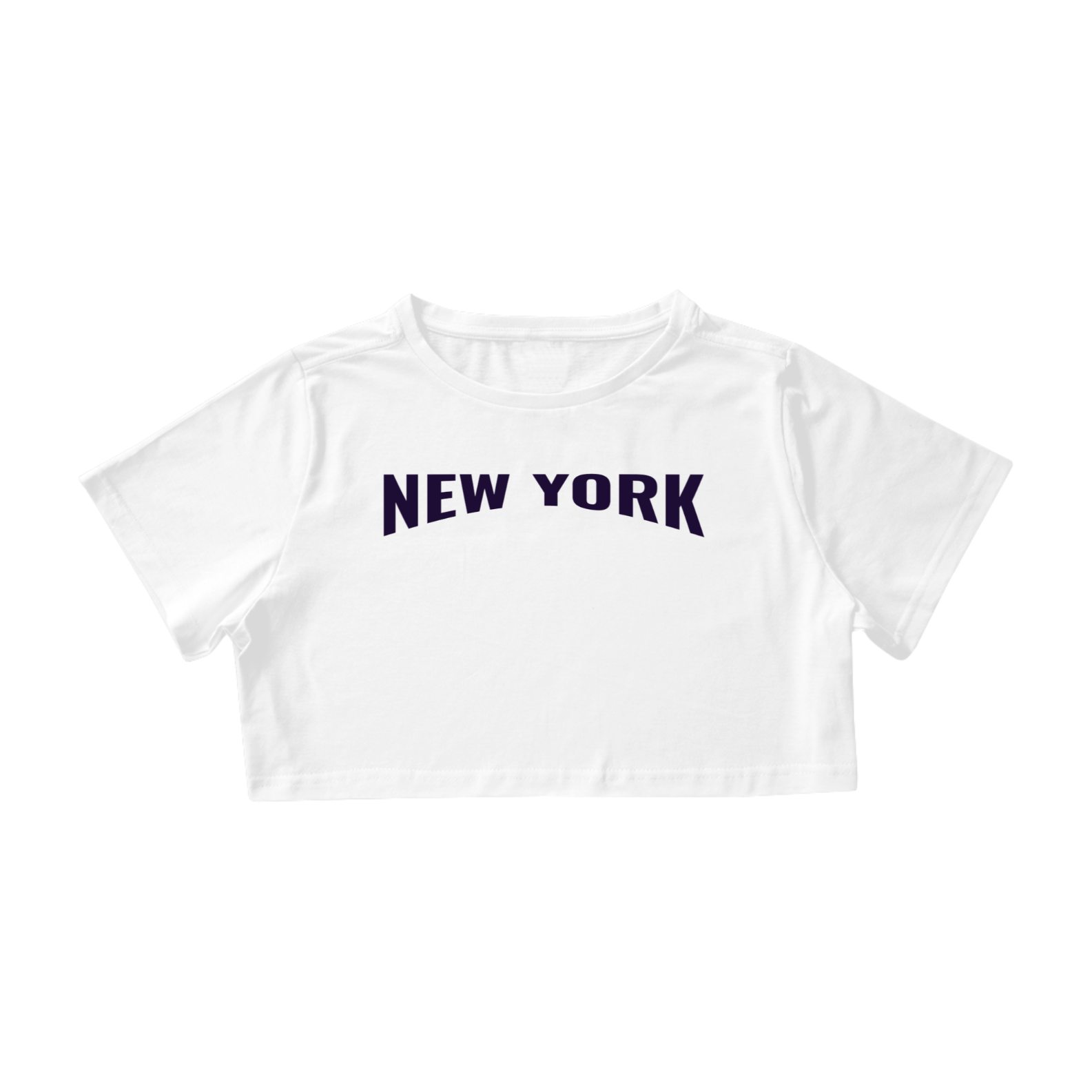 Nome do produto  Cropped NEW YORK - Branco