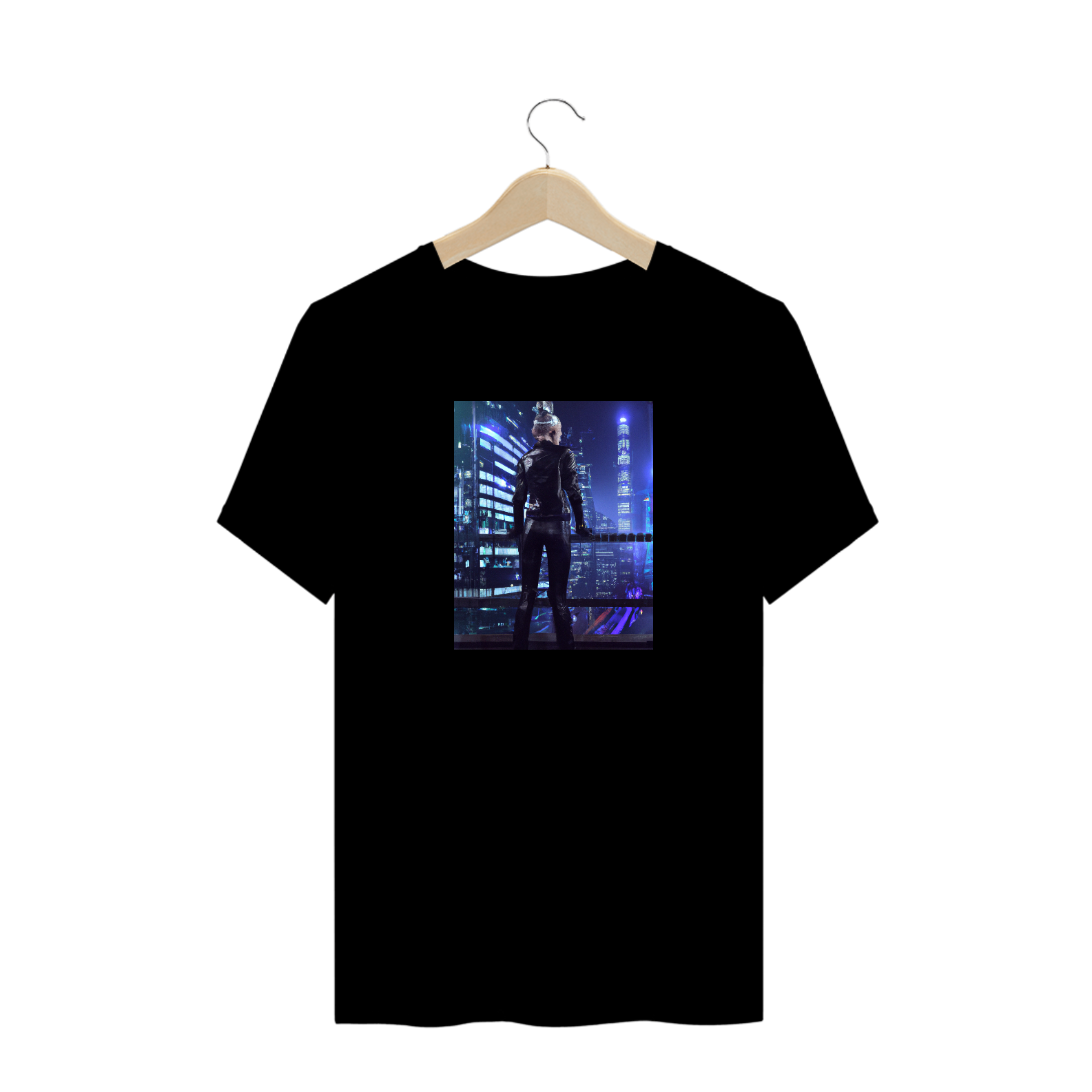 Camiseta FRAGATA CYBERPUNK 000 - Preta