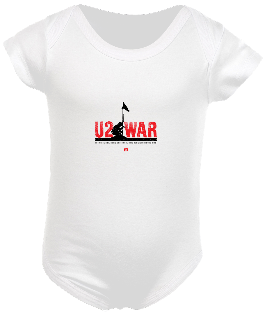 Nome do produto  Body Infantil U2 - War