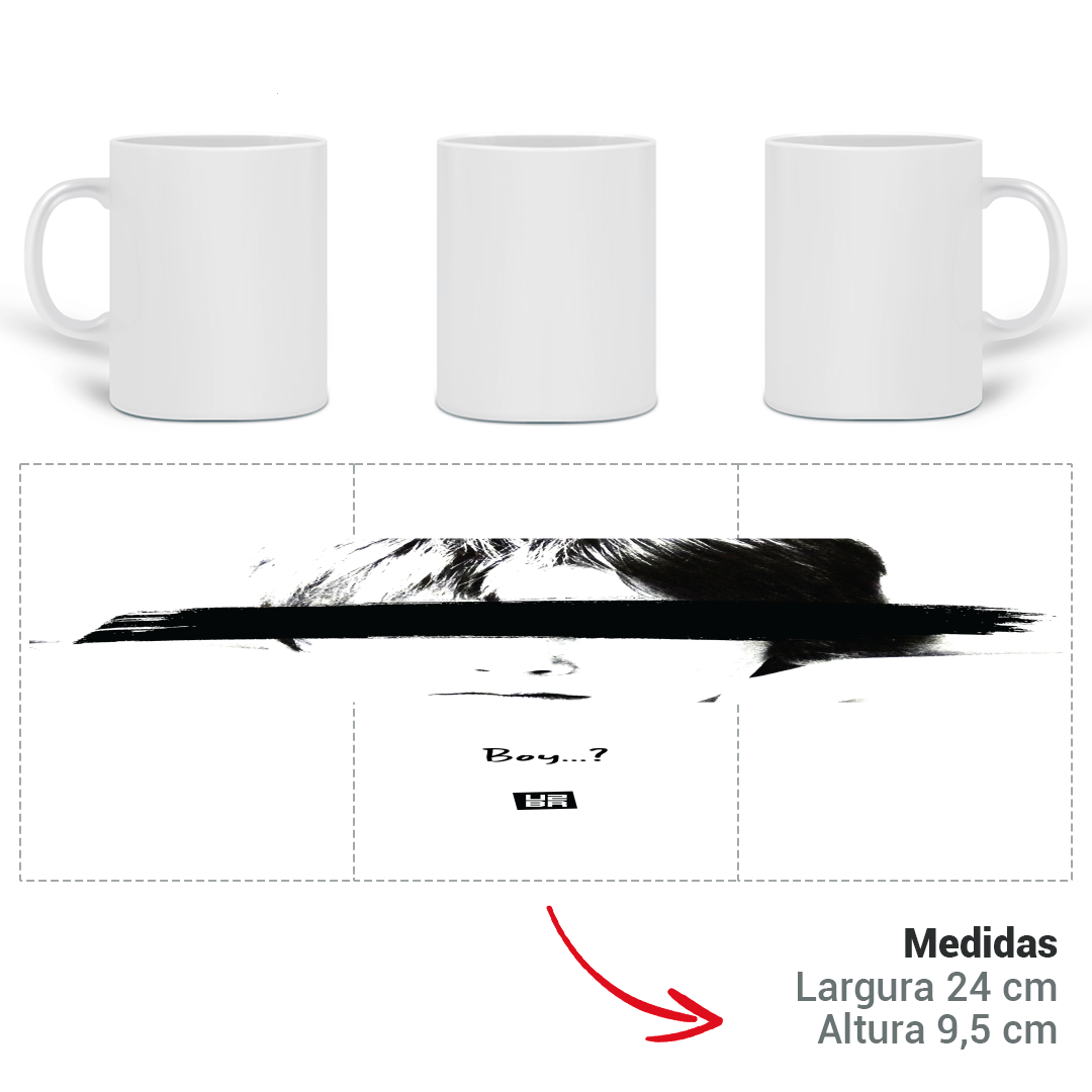 Nome do produto  Caneca U2 - Boy
