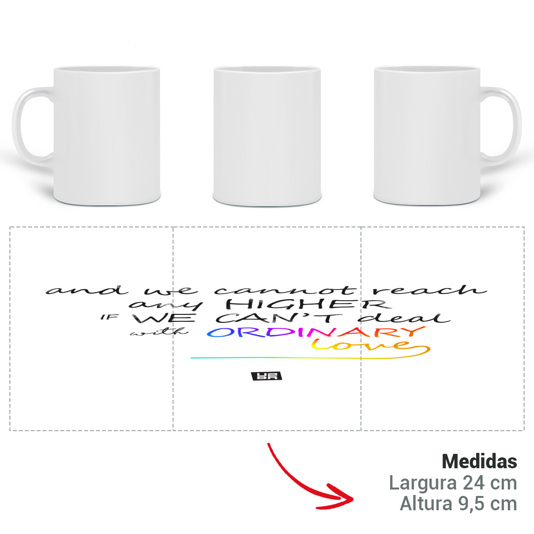 Nome do produto  Caneca U2 - Ordinary Love